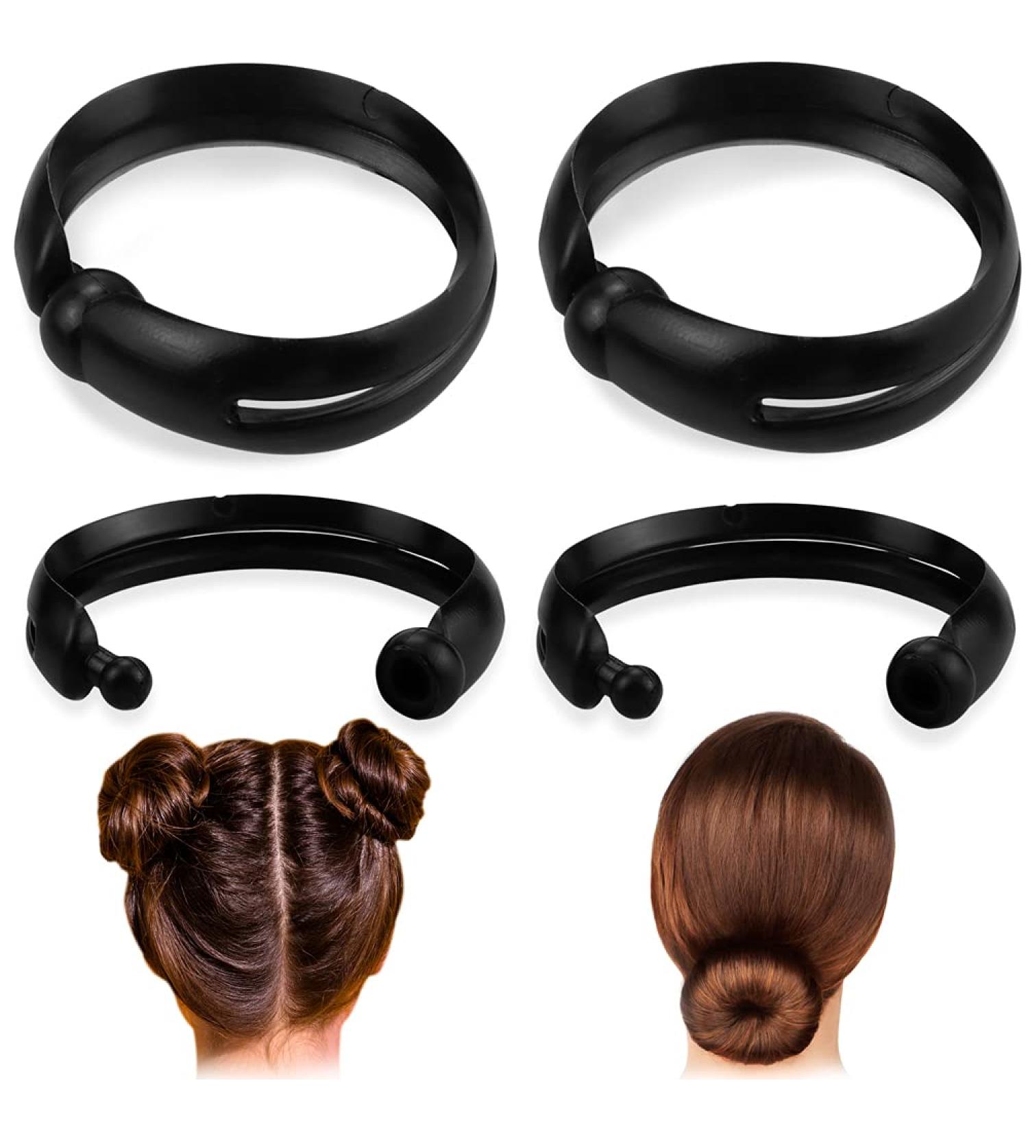 QMSILR 2 Set Bun Hair Braiding Tools - Magic Hair Sticks Holder & Bun Shapers Ponytail Maker Kit for Women & Girls - Buy Online on GoSupps.com