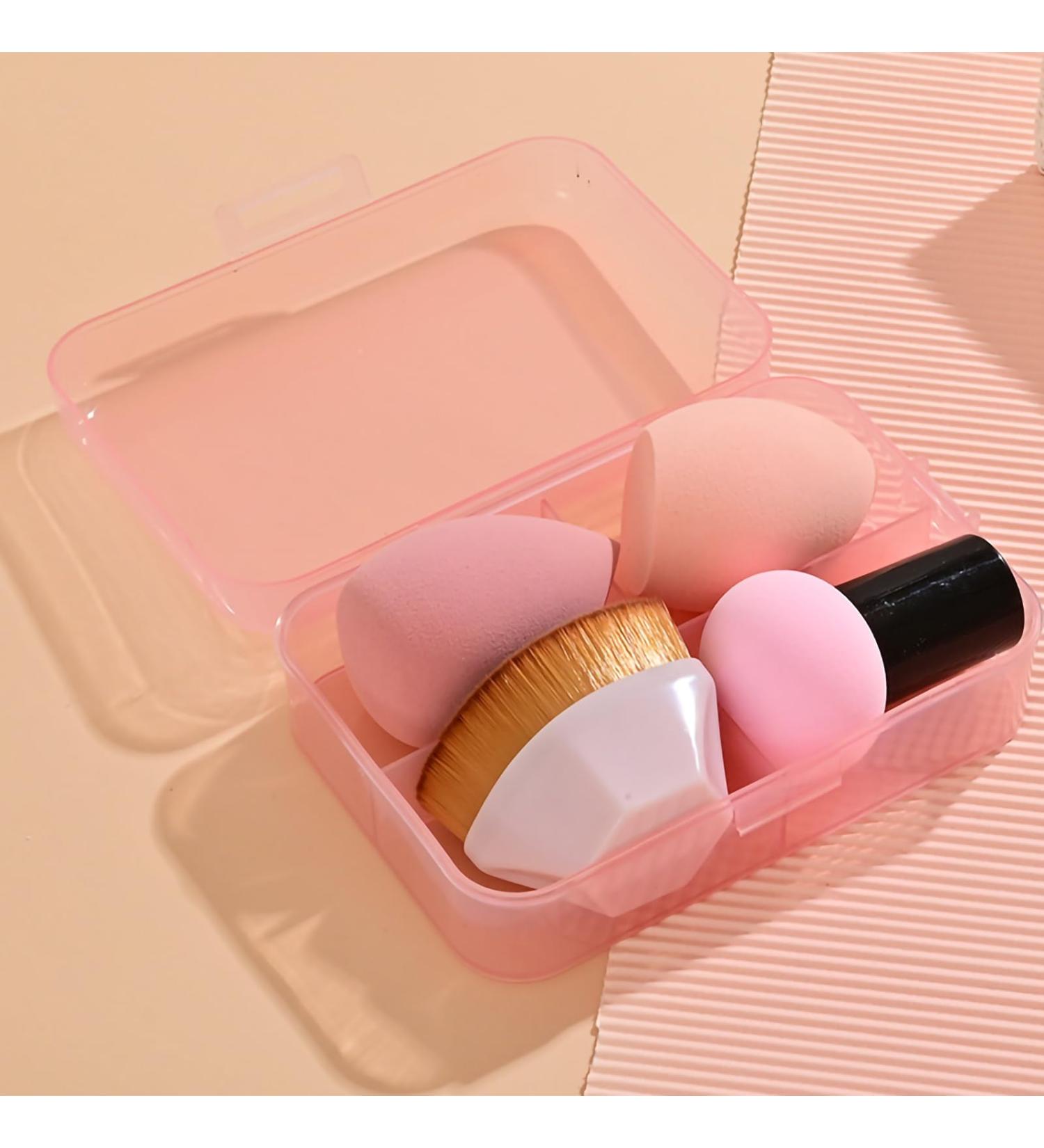 Professional Makeup Brush Set & Sponge - Eye & Face Cosmetics | Soft Elastic Foundation & Blush Brushes - Perfect for Flawless Makeup Application - Buy Online on GoSupps.com