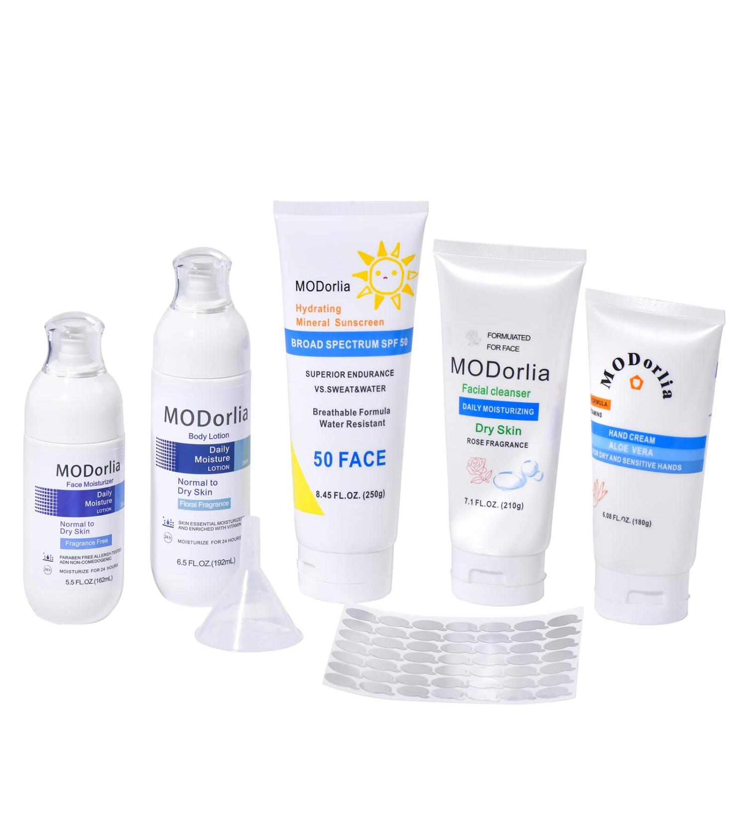 MODorlia Hidden Container 5-Piece Empty Makeup Bottle Set - Blue - Buy Online on GoSupps.com