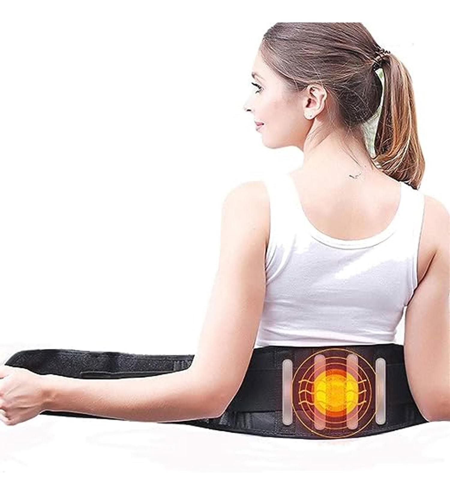 Buy Back Bandage for Pain Relief | Double Train Breathable Lumbar Belt for Sciatica Herniated Disc & More - XL Size for Men & Women - Buy Online on GoSupps.com