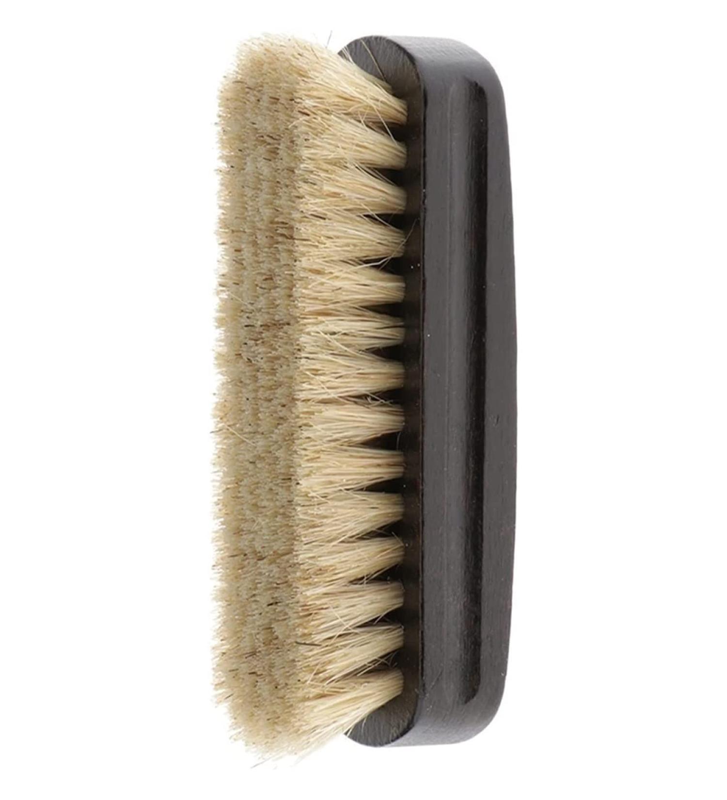 Shoe Brush Natural Wooden Handle Shoes Cleaner Brush Polish Buffing Shine Cleaning Tool Handheld Cleaning Brushes Brush Onecolor - Buy Online on GoSupps.com