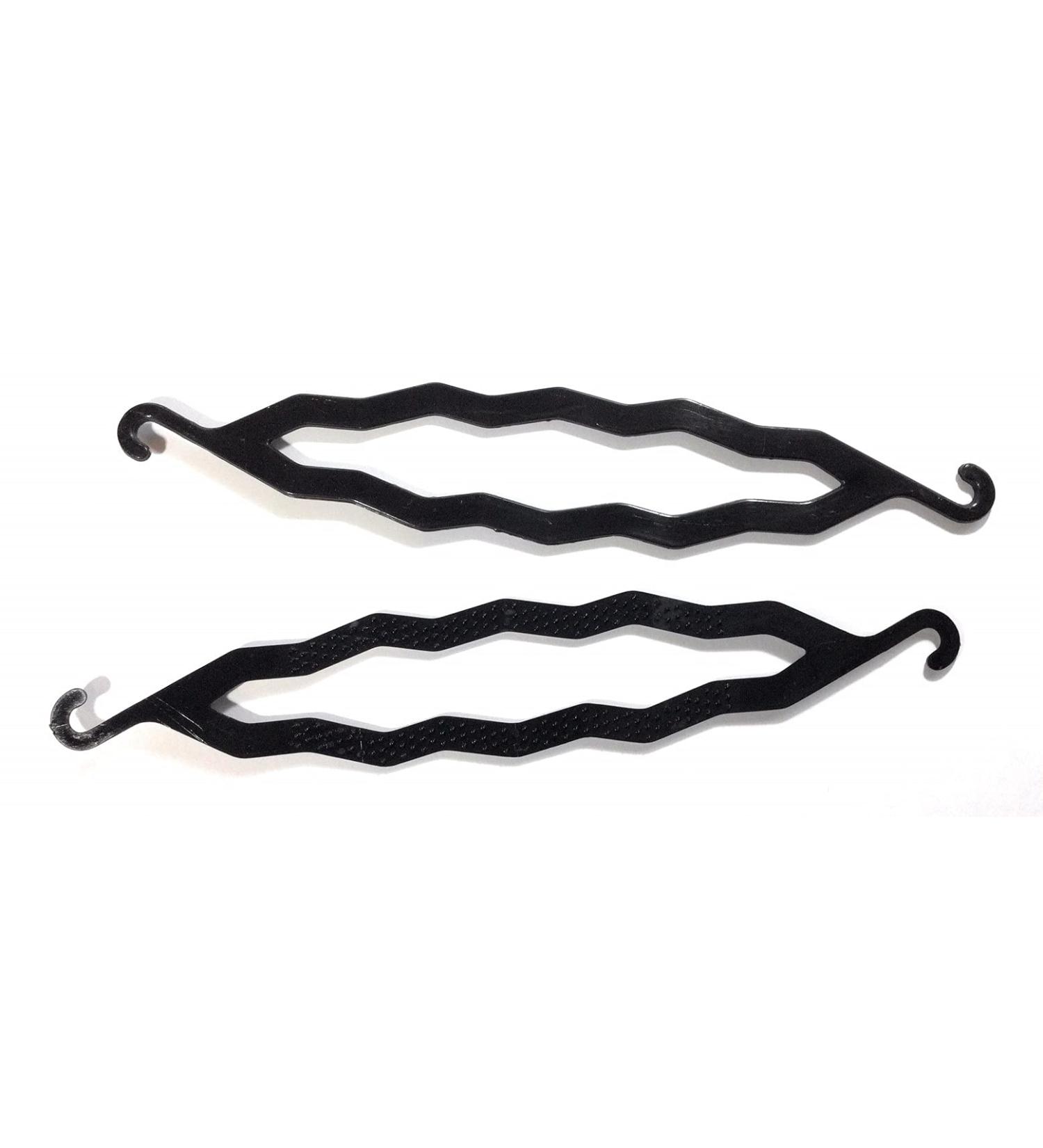 niavida 2 x Topsy Tail Twister Hair Twister Hairstyle Aid Hair Bun
