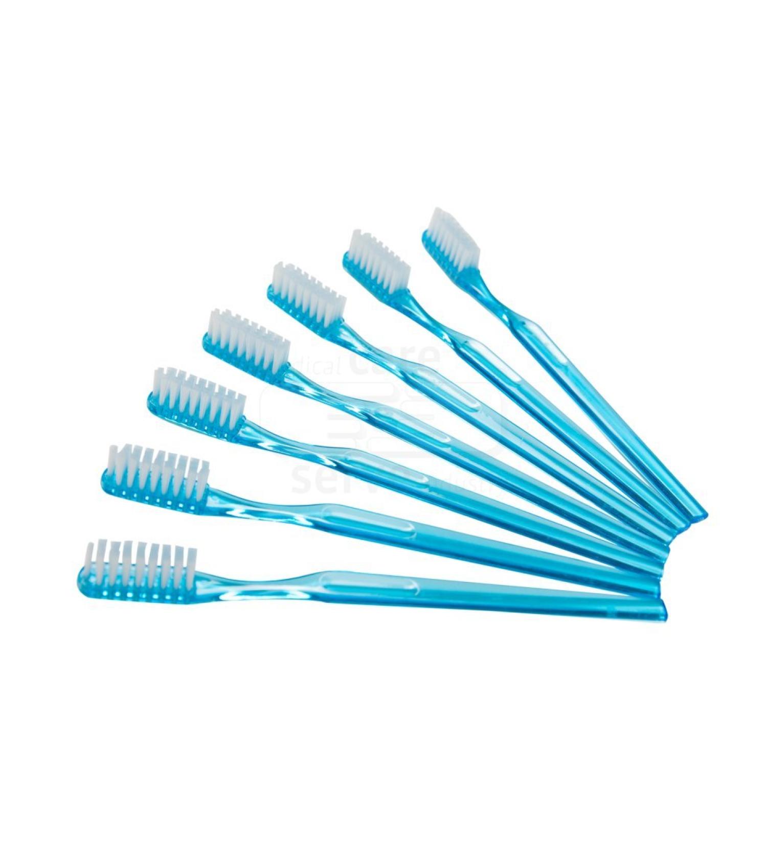 Template toothbrushes with toothpaste100 pieces |Soft nylon bristles in the ploy bag - individually hygienically packaged |rounded edges against gums damage
