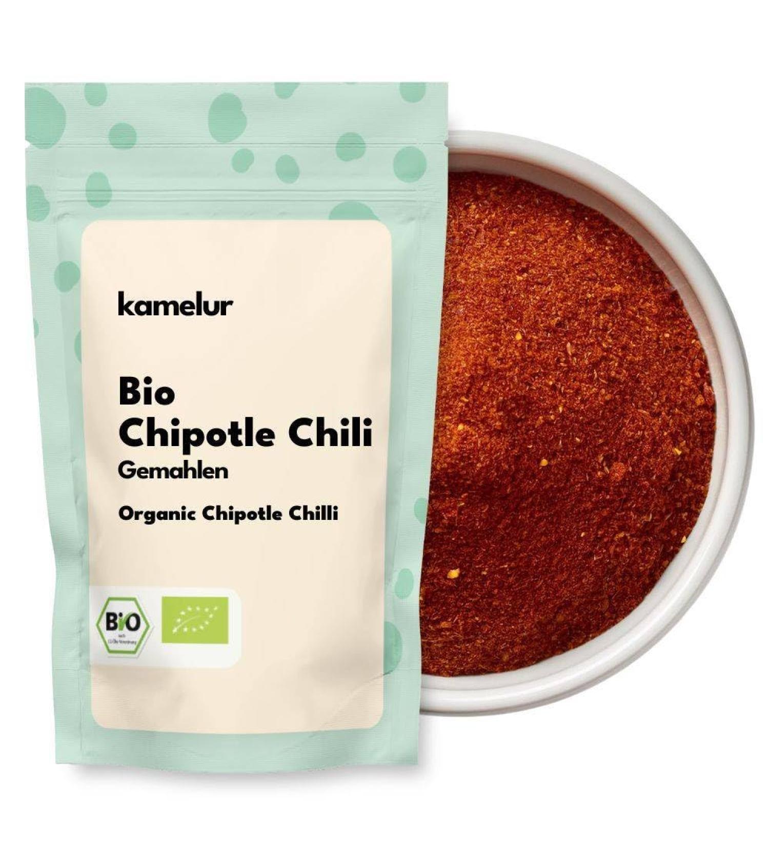  Kamelur Kamelur Organic Chipotle Ground Chili 500g Jalapeno Chili Powder from controlled organic farming - Buy Online on GoSupps.com