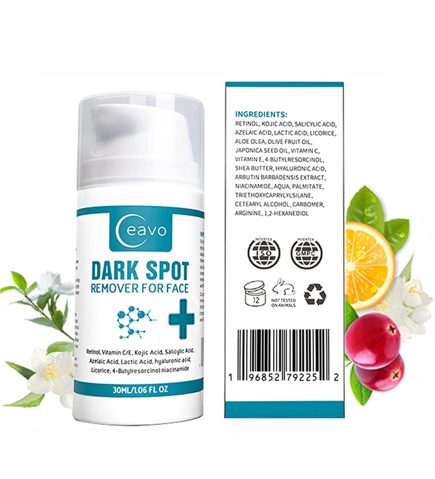Dark Spot Remover Serum for Face with Vitamin C, Retinol, Salicylic Acid & More - Hyperpigmentation & Acne Scar Treatment - Buy Online on GoSupps.com