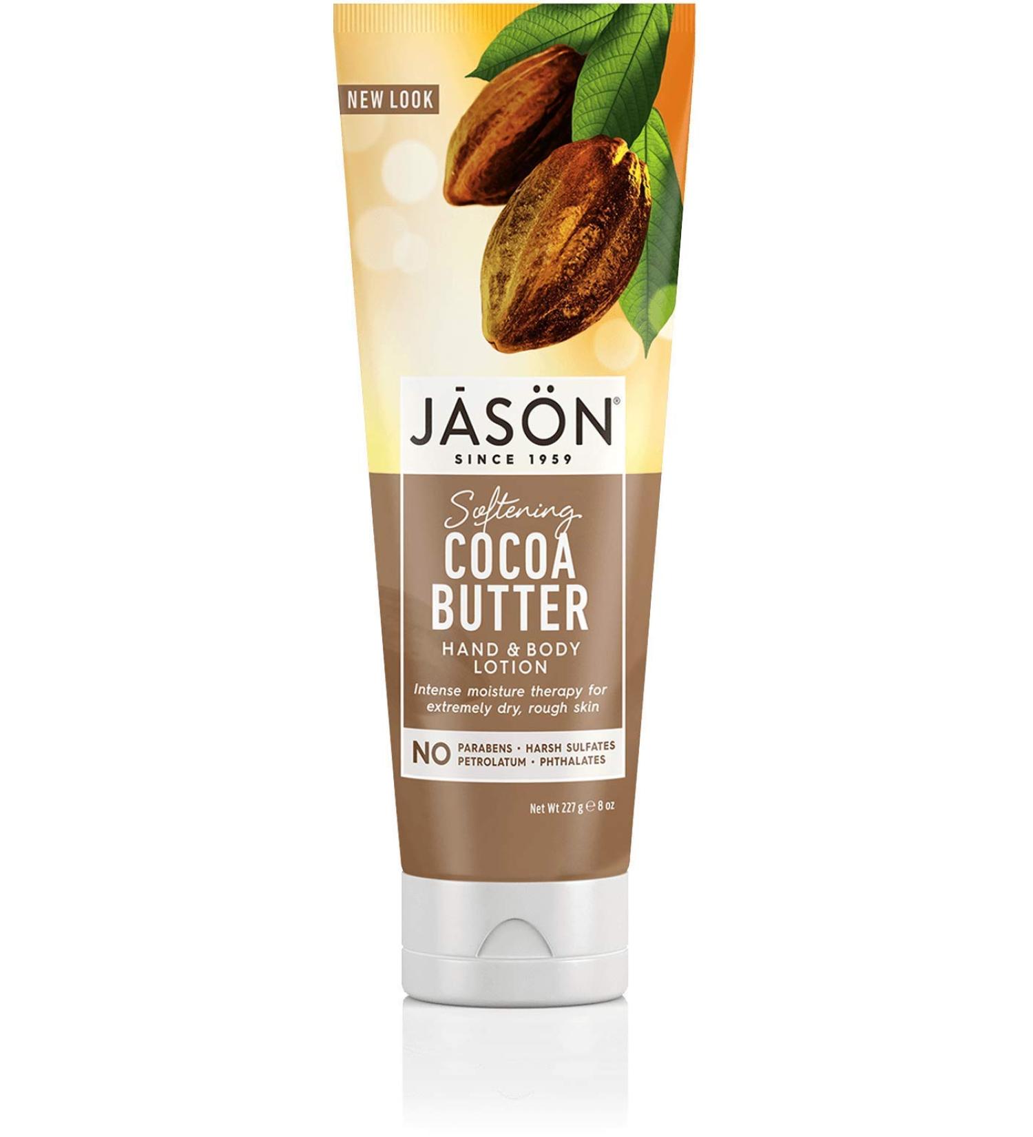 Jason Cocoa Butter Hand & Body Lotion 8-Ounce Tubes (Pack of 3)