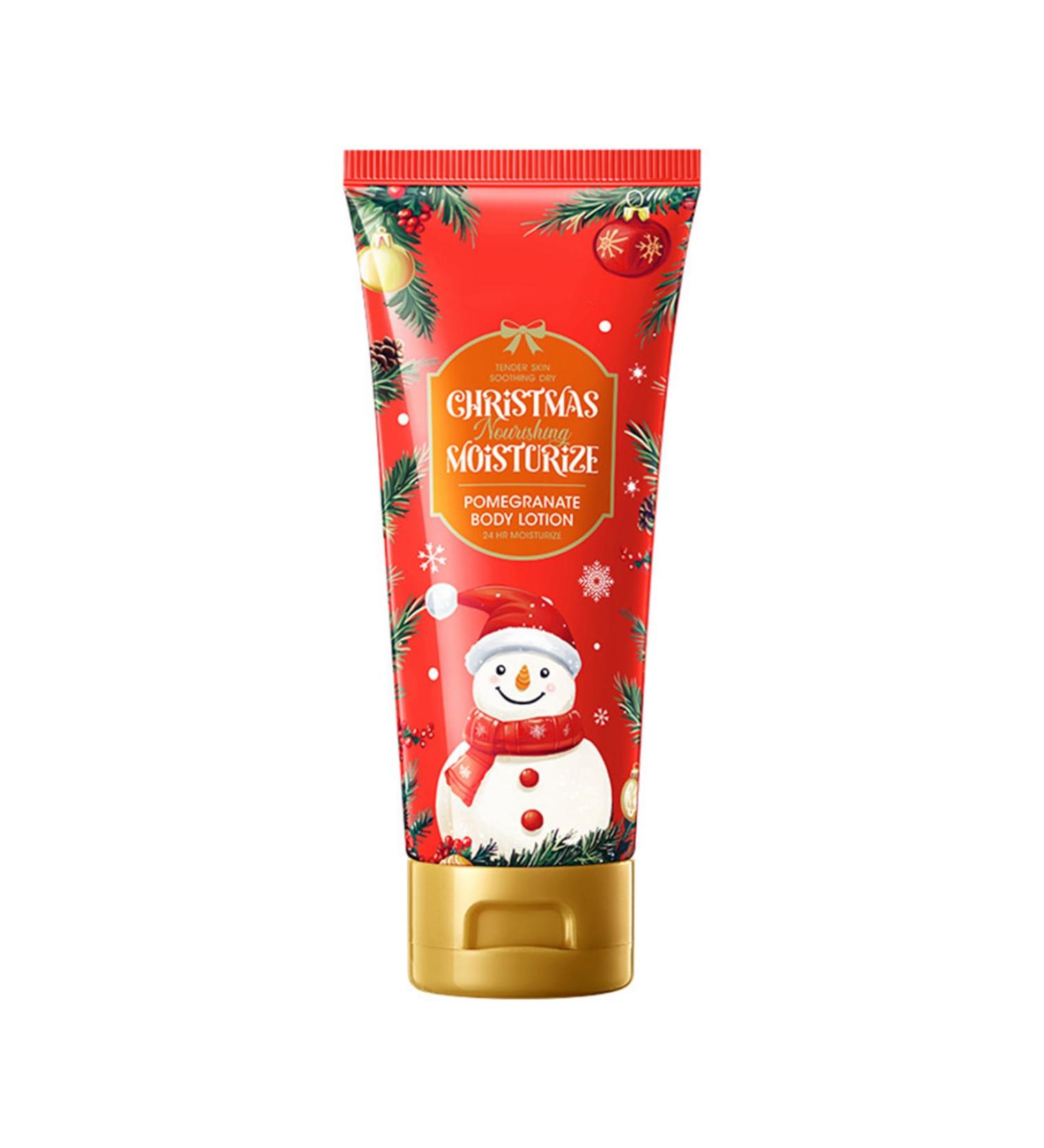 JanJean Christmas Body Lotion with Pomegranate Shea and Coconut Cream for Nourishing Hydration Red Pomegranate One Size One Size Red Pomegranate - Buy Online on GoSupps.com