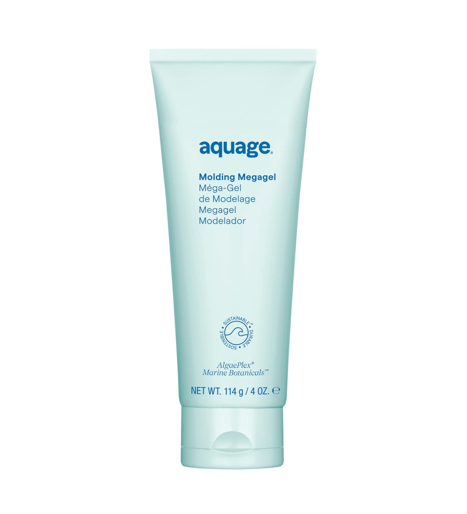 AQUAGE Molding Megagel - Firm Hold Gel for Wet & Sculpted Styles | 4 Fl Oz | Worldwide Shipping - Buy Online on GoSupps.com