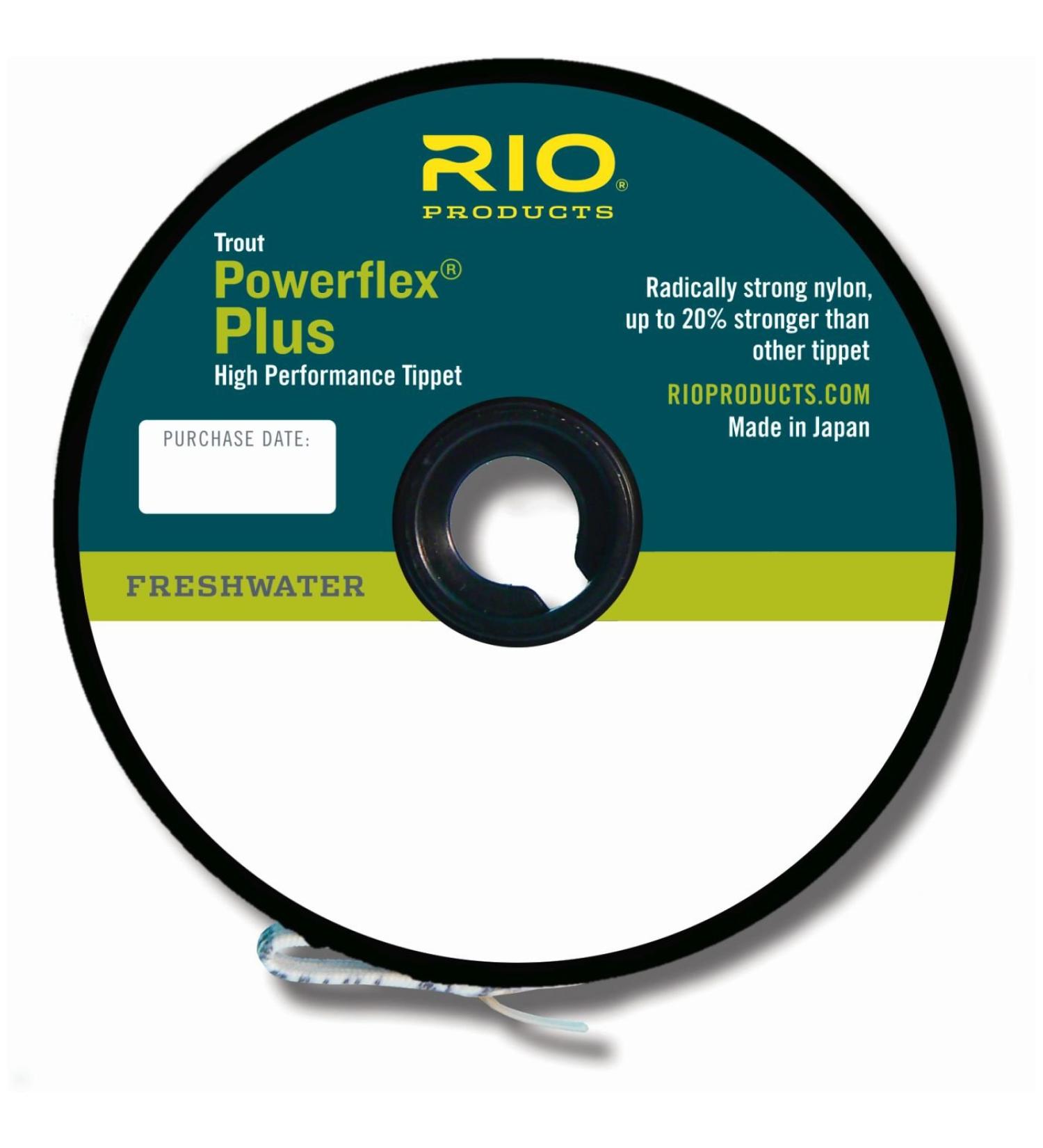 Rio Fly Fishing Tippet Powerflex Plus 4X Tippet 50Yd Fishing Line, Clear