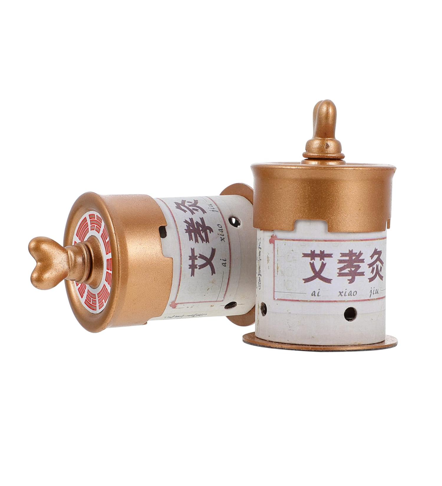 TOVINANNA Moxibustion Box Set - Portable Moxa Burner Case Travel Towels Ceramic & PP Container for Moxibustion Therapy - Buy Online on GoSupps.com