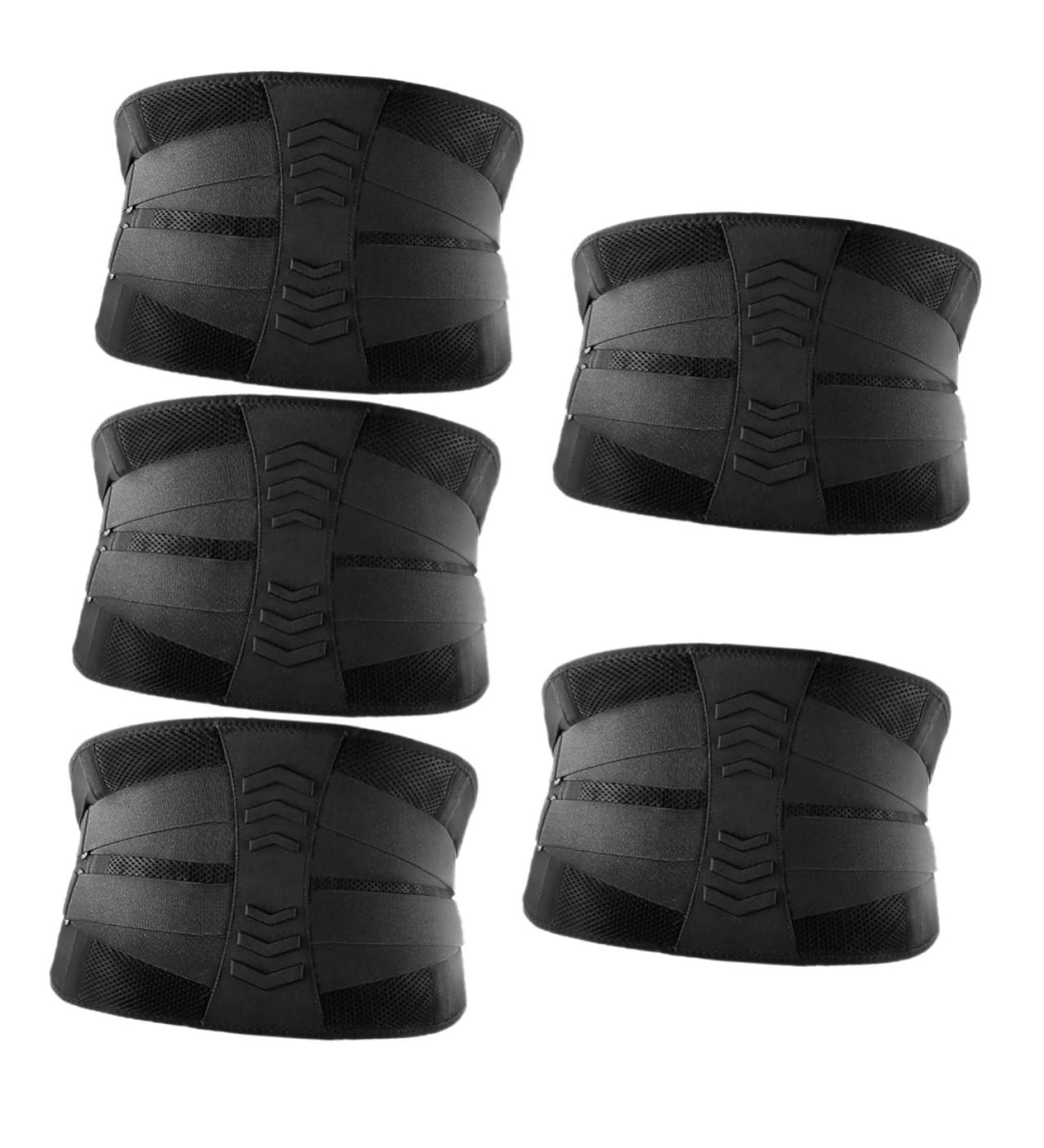 FOMIYES 5pcs Breathable Lower Back Brace - Comfortable Waist Support Strap & Sports Back Support Belt for Optimal Protection - Buy Online on GoSupps.com