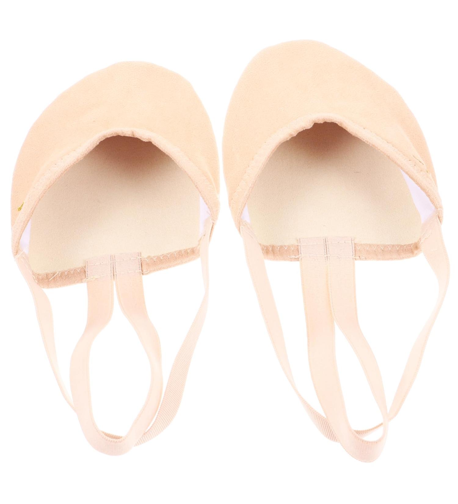 Shop Holibanna Half Ballet Shoe Cover & Toe Pads - Cushions & Protectors for Pointe Shoes - Soft Coral Fleece Suede - Perfect for Ballet Dancers Worldwide - Buy Online on GoSupps.com