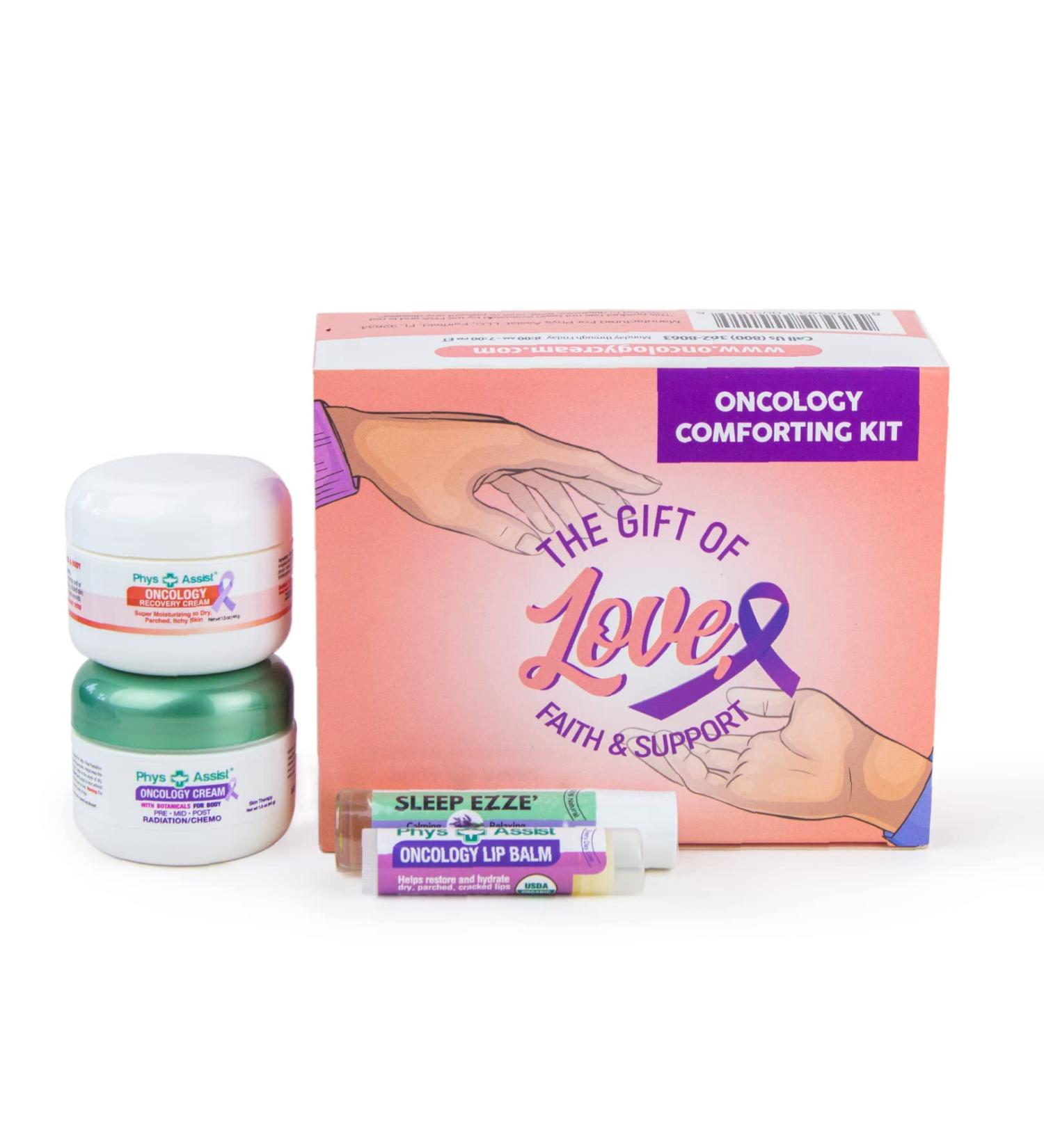 PhysAssist Chemotherapy and Radiotherapy Comfort Kit - Gift of Love, Faith, and Support - Buy Online on GoSupps.com