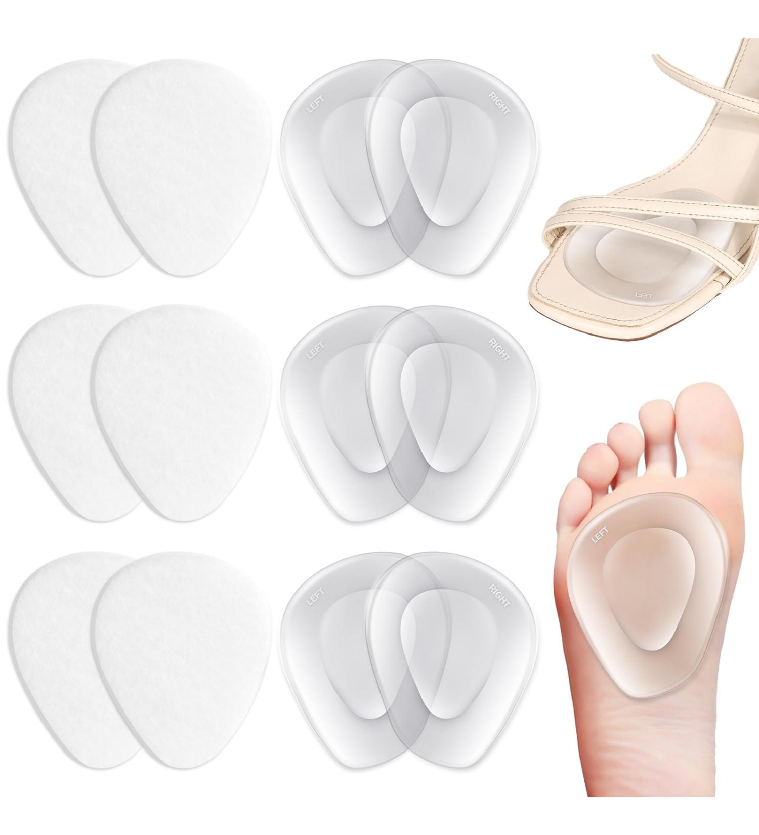 Shynek 12 Pcs Metatarsal Pads - Gel & Felt Forefoot Cushions for Pain Relief - Perfect for Morton s Neuroma - International Shipping Available - Buy Online on GoSupps.com