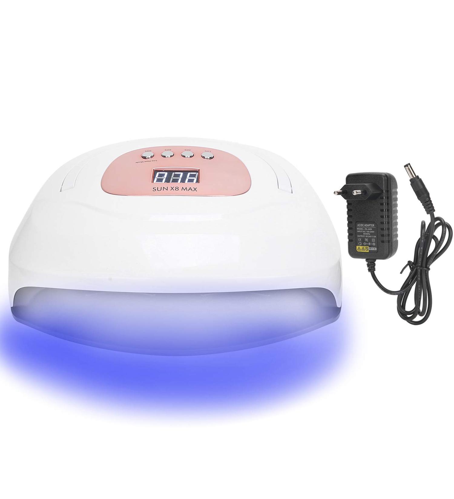 150W LED-UV Nail Dryer Lamp - Intelligent Timing Gel Polishing Agent for 100-240V - Fast Gel Hardening for Professional Nail Care - Buy Online on GoSupps.com