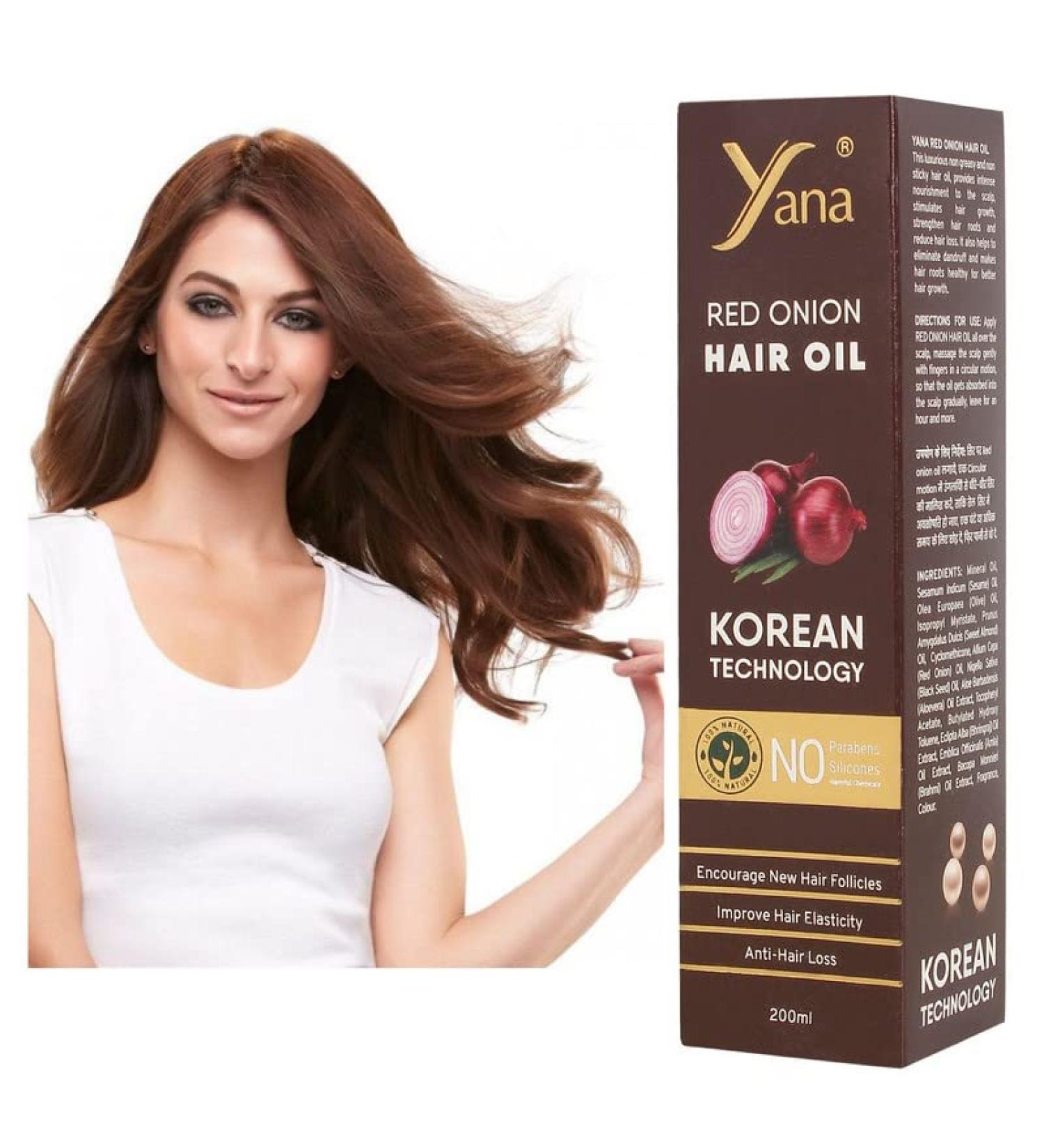 Red Onion Hair Oil For Stronger Thicker Longer Hair By Korean Technology - Buy Online on GoSupps.com