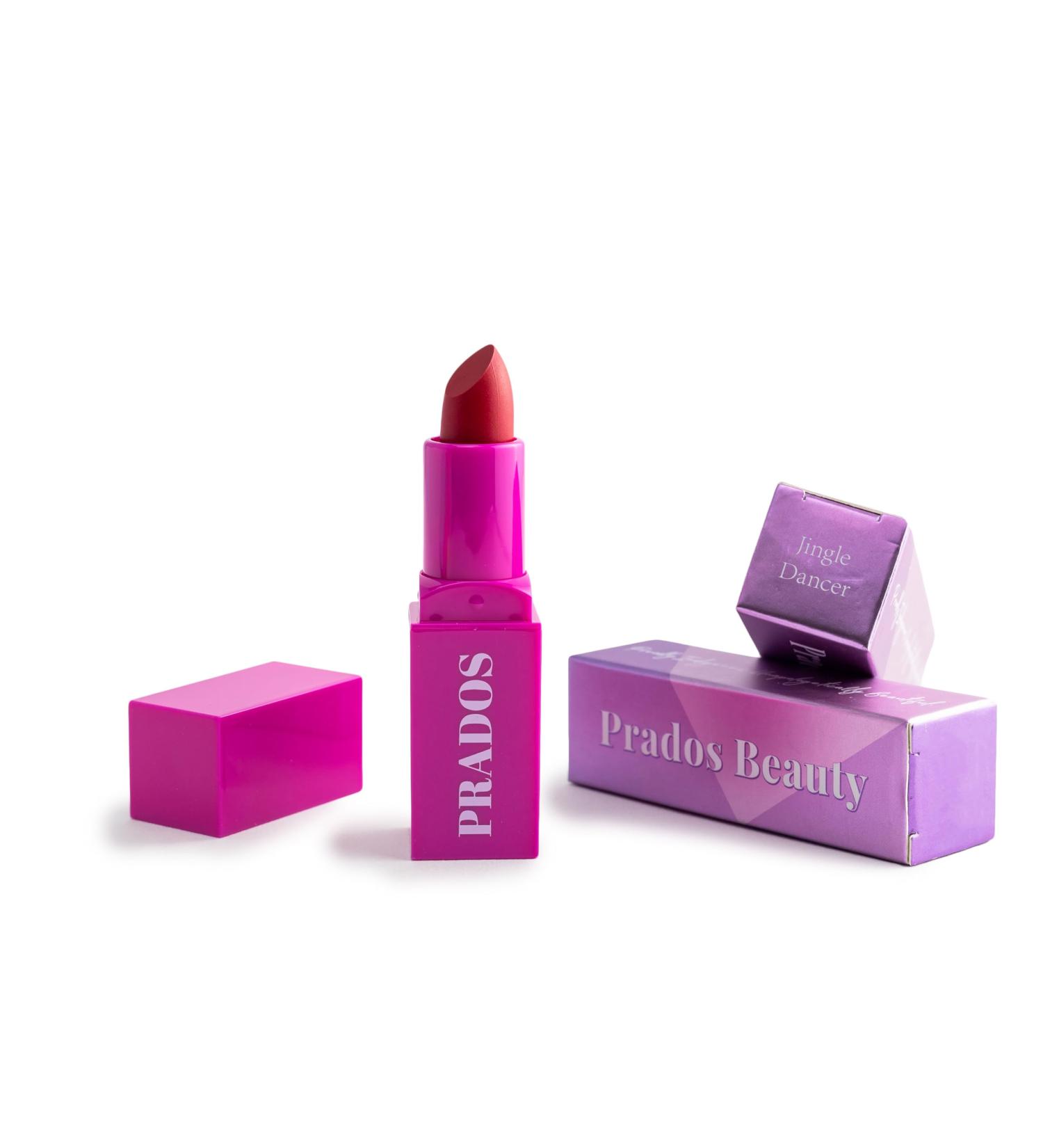 PRADOS BEAUTY Jingle Dancer Satin to Matte Lipstick | Long-Lasting Vibrant Color | Shop Worldwide Shipping - Buy Online on GoSupps.com