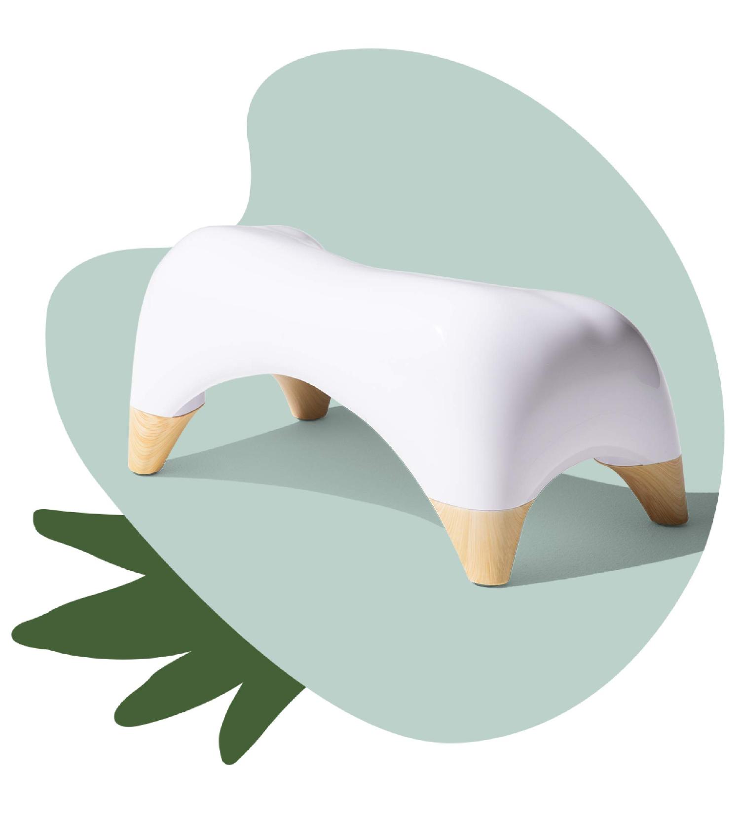 TUSHY Ottoman: A Premium Toilet Stool for The Bathroom Modern Sleek Design  Squatting Position Helps Improves Bowel Health  Relieves Constipation (Relaxed 7.5 WhiteBamboo) Relaxed 7.5 Bamboo - Buy Online on GoSupps.com