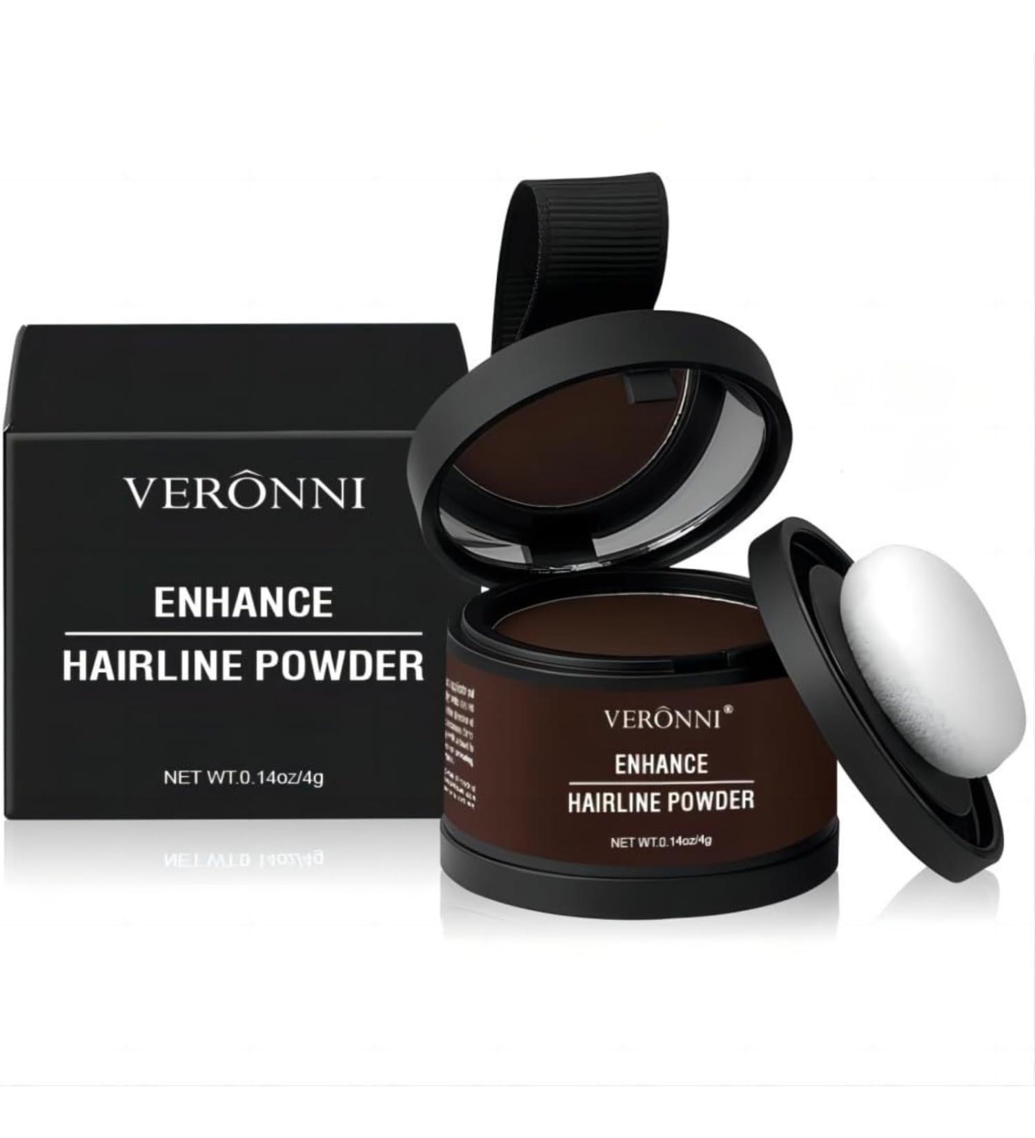 Hairline Shadow Powder | Magic Root Cover Up & Touch Up Powder with Mirror - Instant Concealment for Hair Loss (#06 Dark Brown) - Shop Internationally - Buy Online on GoSupps.com