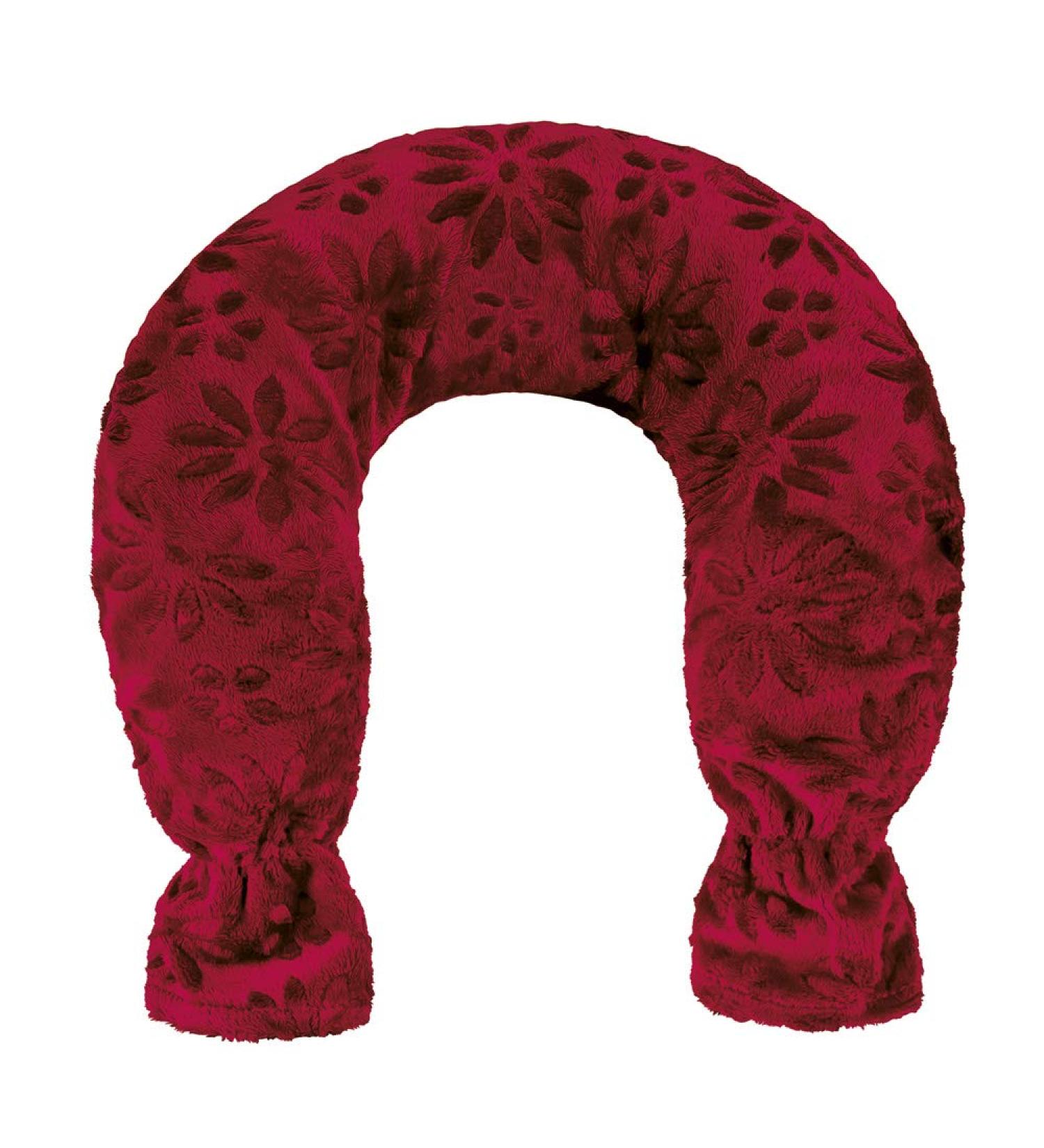 S nger Hot Water Bottle with Neck - Velour Cover in Blackberry | Cozy & Stylish Heating Comfort - Buy Online on GoSupps.com