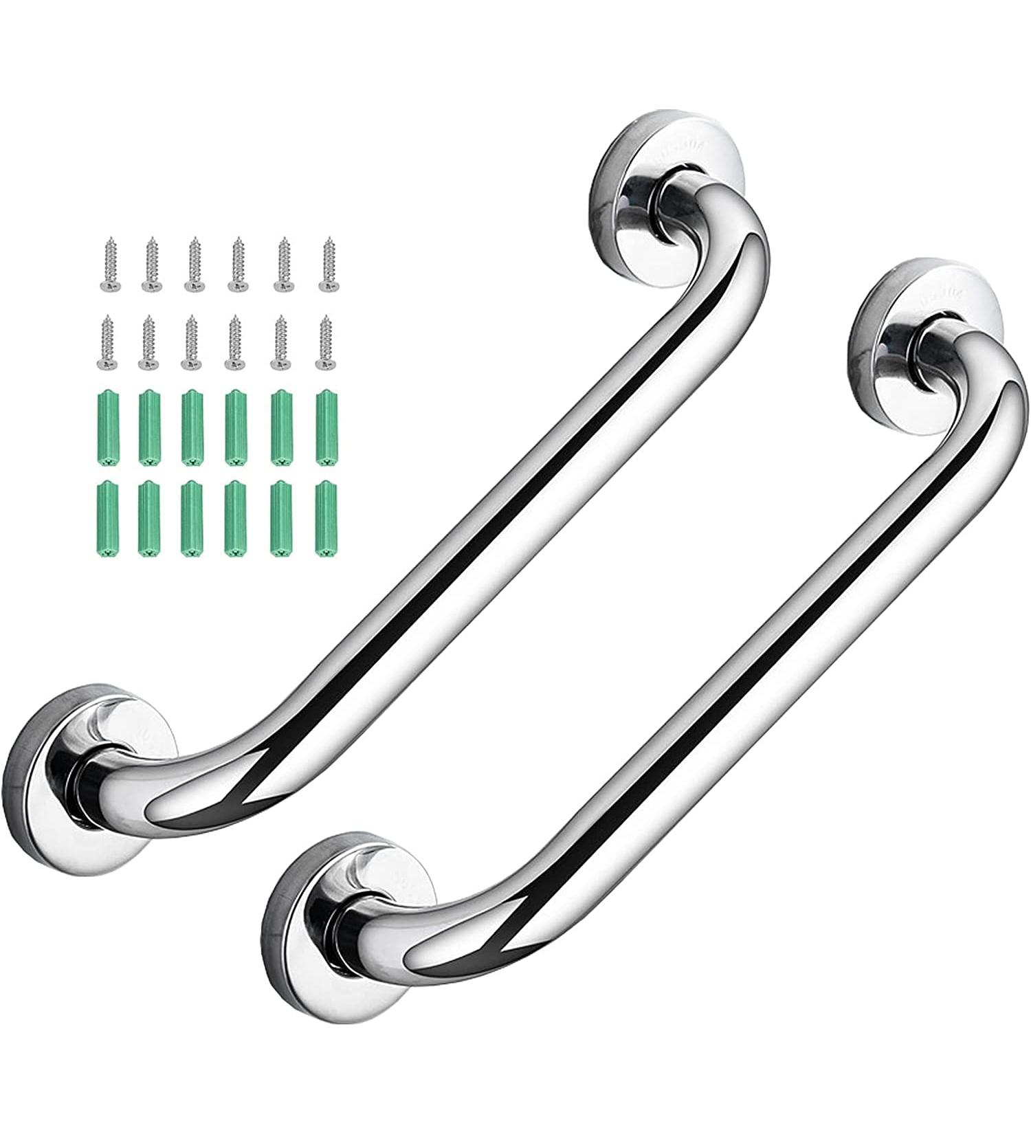 30cm Bathroom Grab Bar Stainless Steel Bath Shower Grab Rail Indoor & Outdoor Deck Hand Rail Safety Grab Bar Staircase Steps Handrail Safety Hand Rail Support Handicap Elderly Injury Assist - Buy Online on GoSupps.com