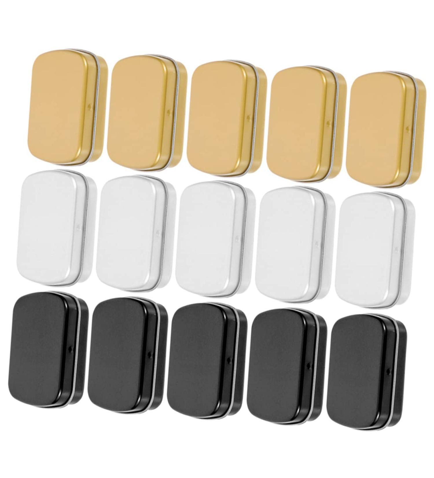 HAPINARY 15pcs Mini Tin Box Tin Cans with Lids Food Containers with Lids Small Tins with Lids Tinplate - Buy Online on GoSupps.com