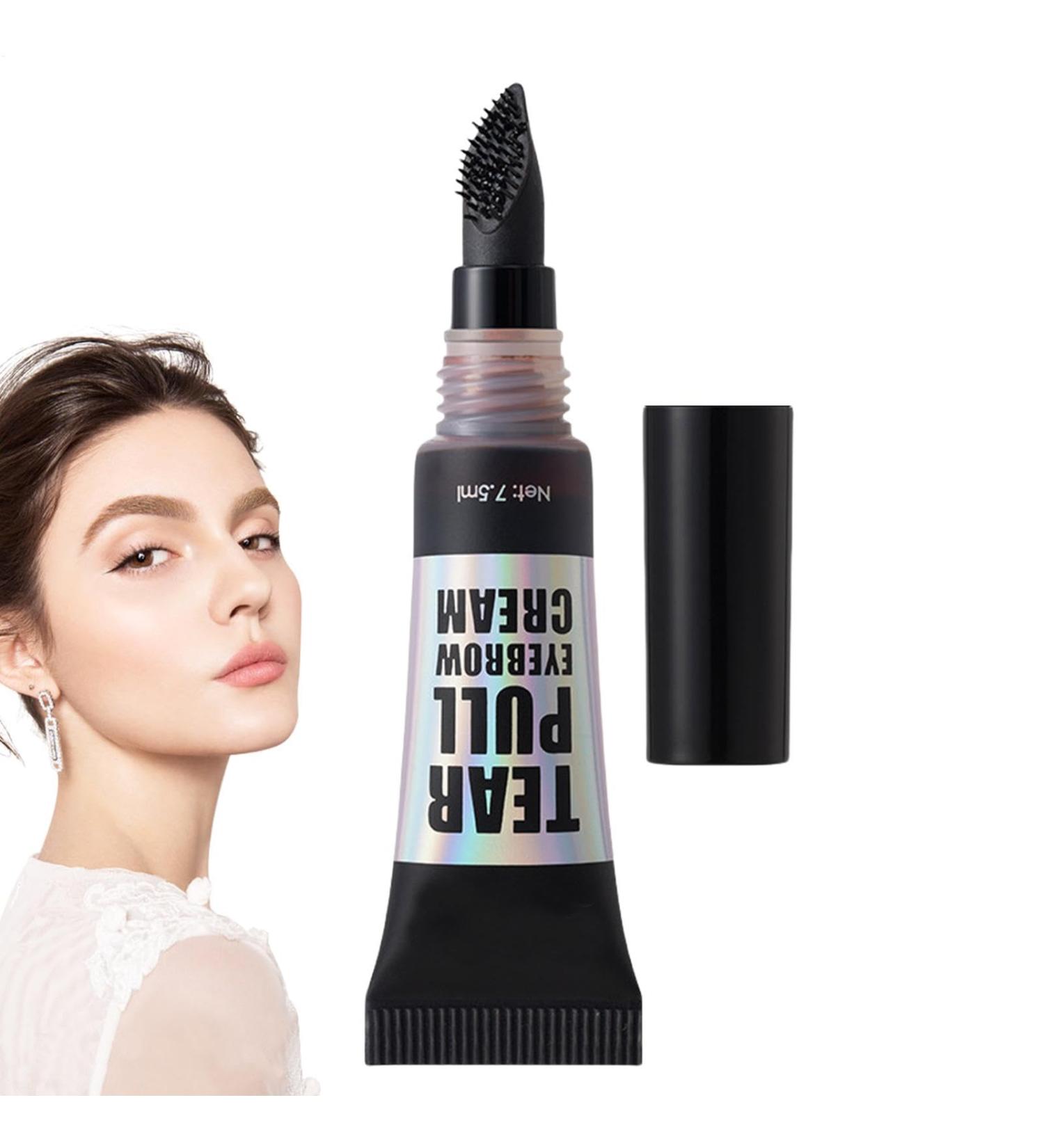 Teinte sourcils pelable s chage rapide longue dur e imperm able r sistant la transpiration naturel pour sourcils pleins - Buy Online on GoSupps.com