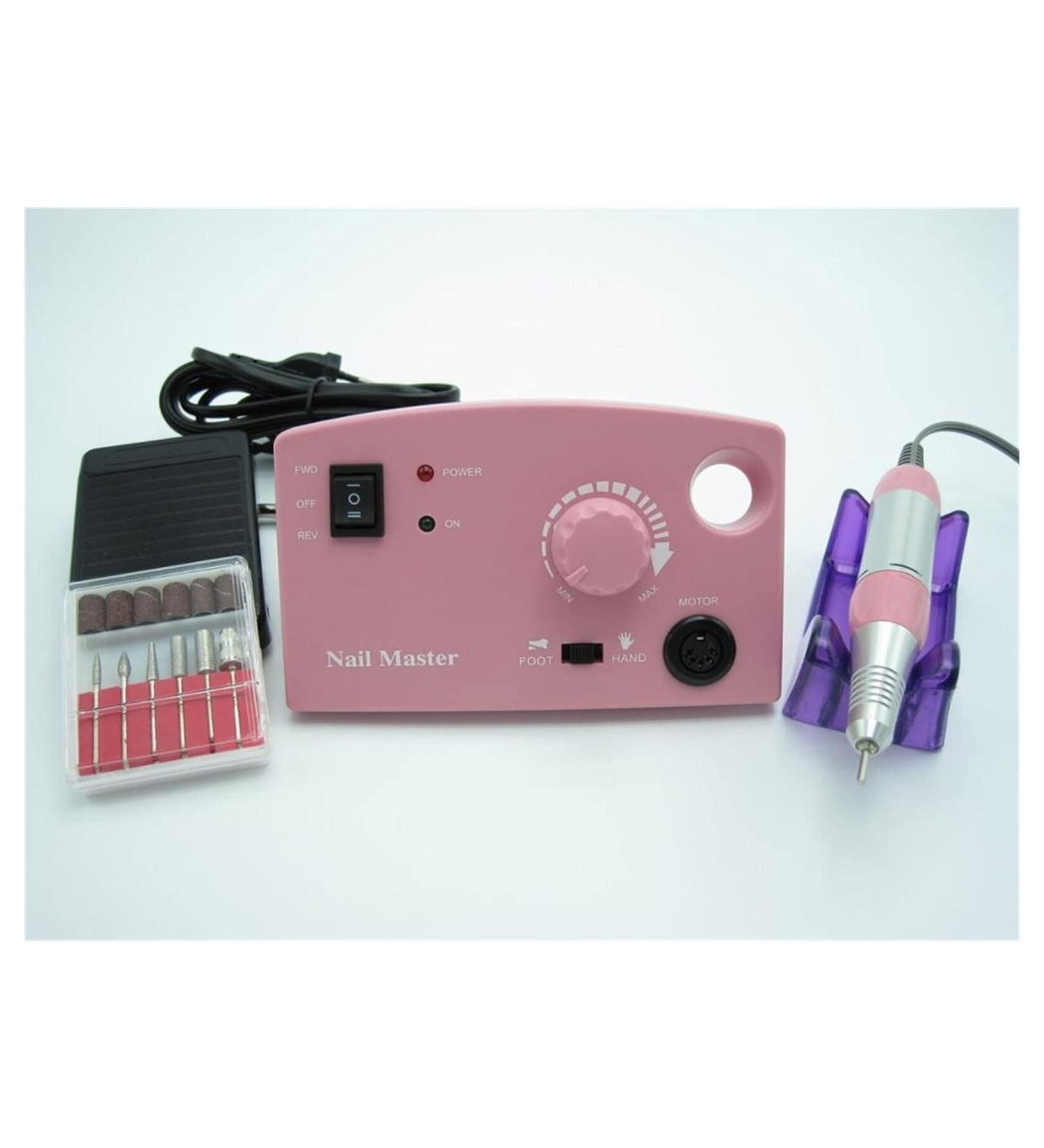 Nail kit Electric Nail Drill 30000 RPM Nail E Files 110V-240V Equipment Manicure Pedicure Set File Tools with Drill Bit 30000rpm Nail kit for Beginners with Everything Pink - Buy Online on GoSupps.com