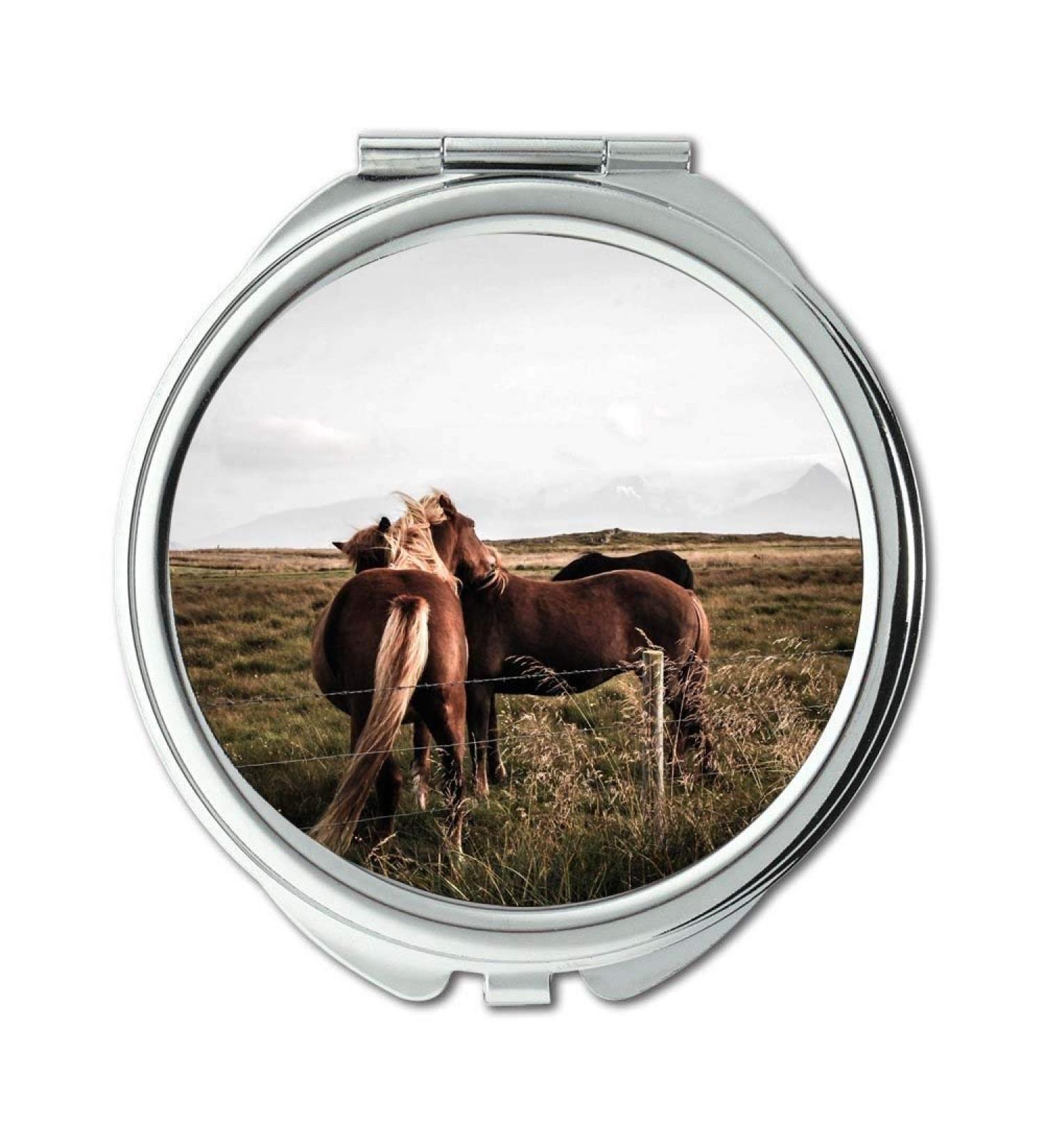 Mirror Travel Mirror animal animals cavalry pocket mirror portable mirror - Buy Online on GoSupps.com