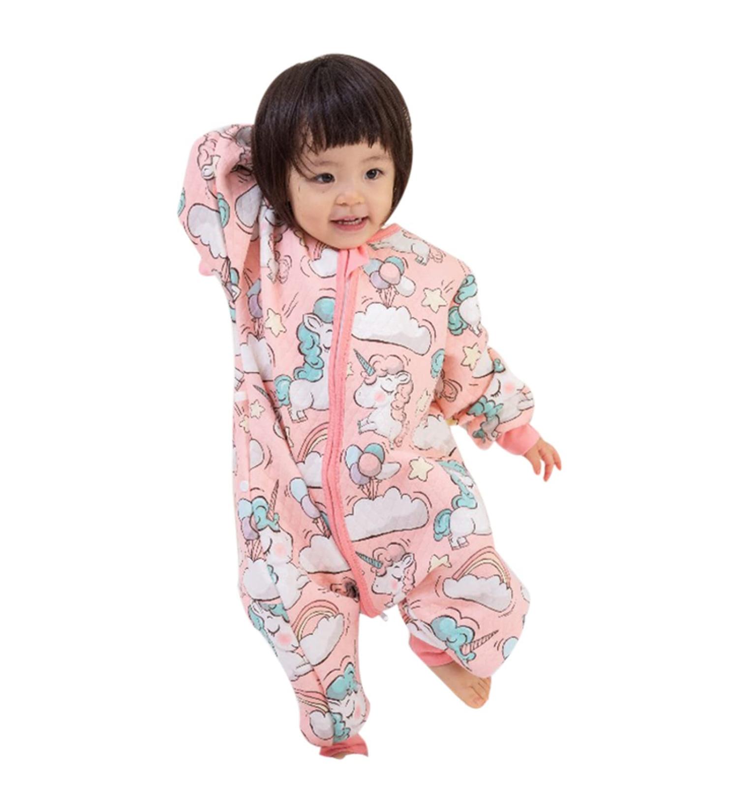 ZIGJOY 100% Cotton Toddler Sleeping Bag 1.5 TOG | Unicorn Sleep Sack for 7-9 Years | All Year Round Baby Sleep Bag with Feet - Buy Online on GoSupps.com