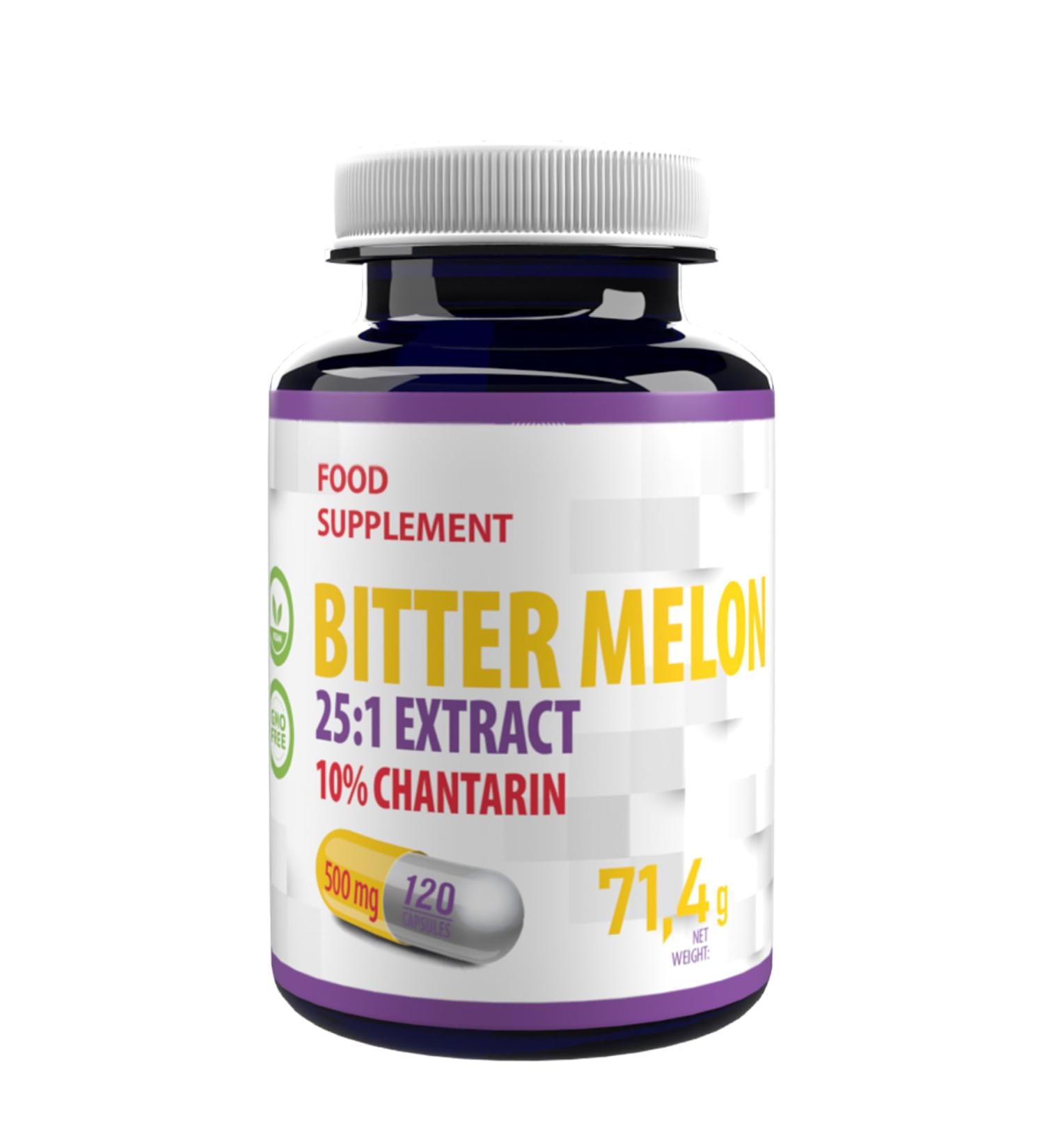 Hepatica Bitter Melon Bitter MelonKarela 12500mg Equivalent 500mg of 251 extract 120 Vegan Capsules 10 Chantarine High Strength Supplement - Buy Online on GoSupps.com