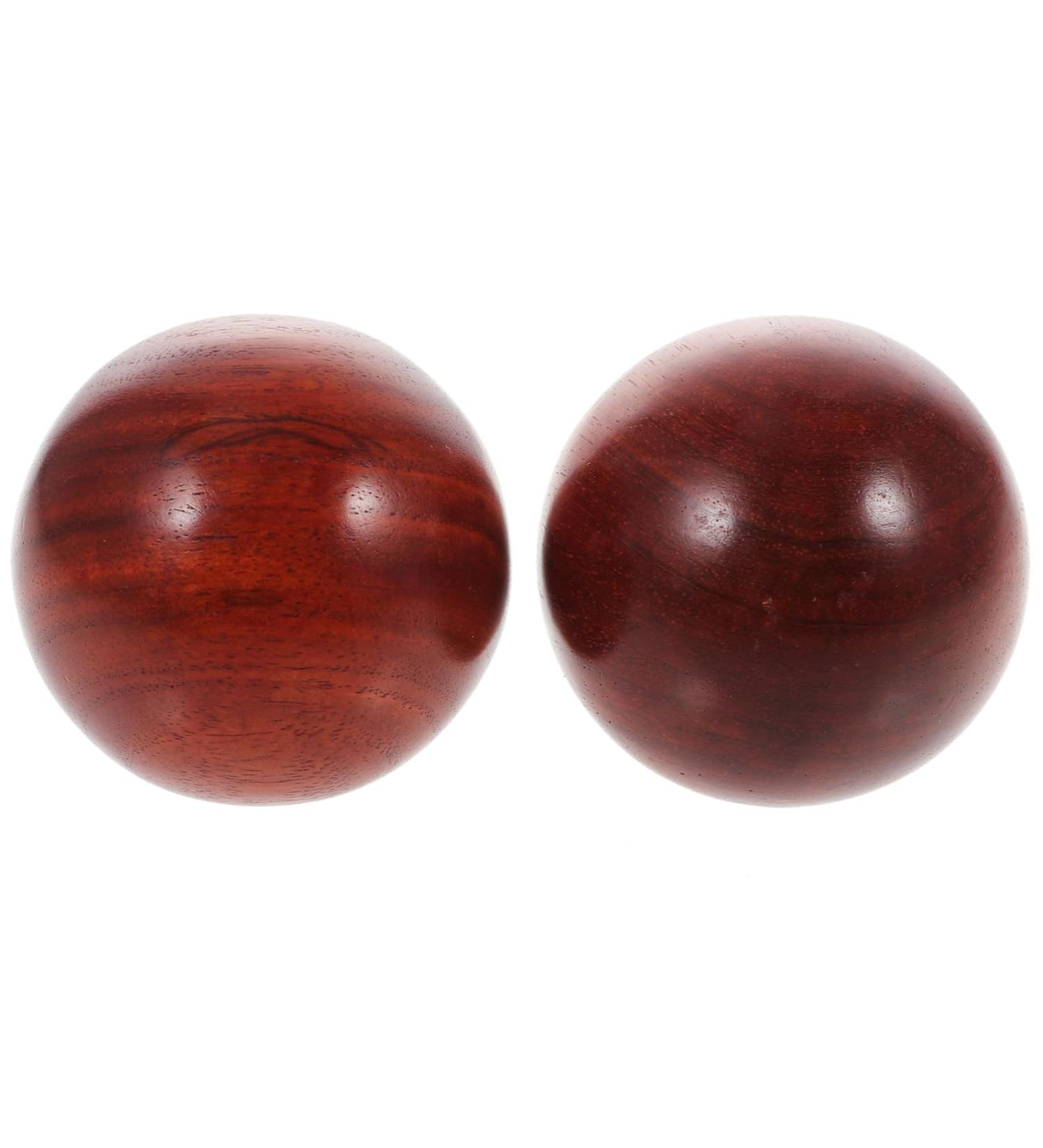 Shop Tovinanna Handball Massage Balls - Portable Wellness Gifts for Hand Exercises | Wooden Massage Balls for Relaxation - Buy Online on GoSupps.com
