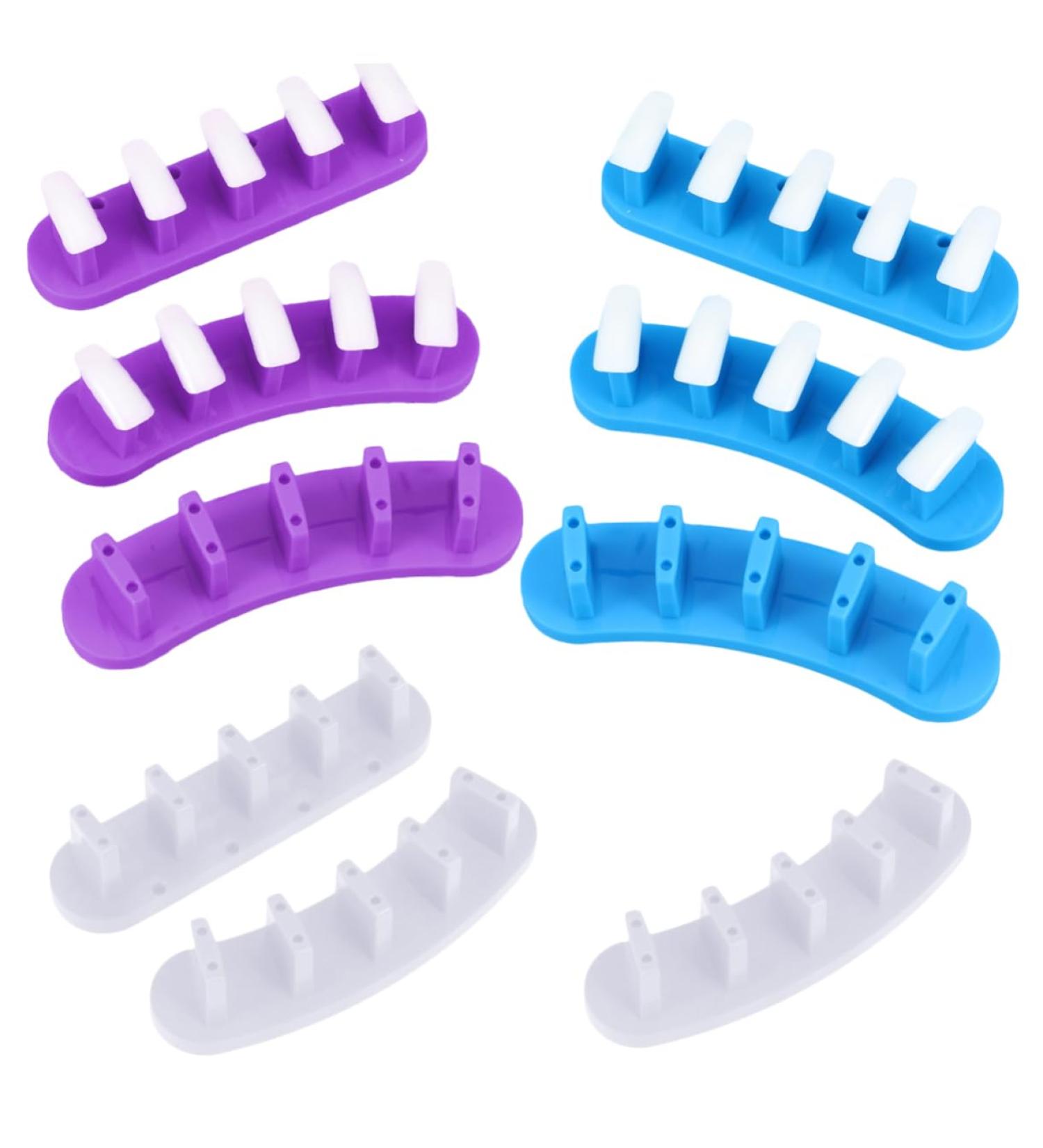 FRCOLOR 3 Nail Practice Stand Nail Art Holder Nail Devices Nail Tools False Nail Tip Holder for Nail Displays Tip Stand for Nails Nail Tool Lotus Seat Manicure - Buy Online on GoSupps.com
