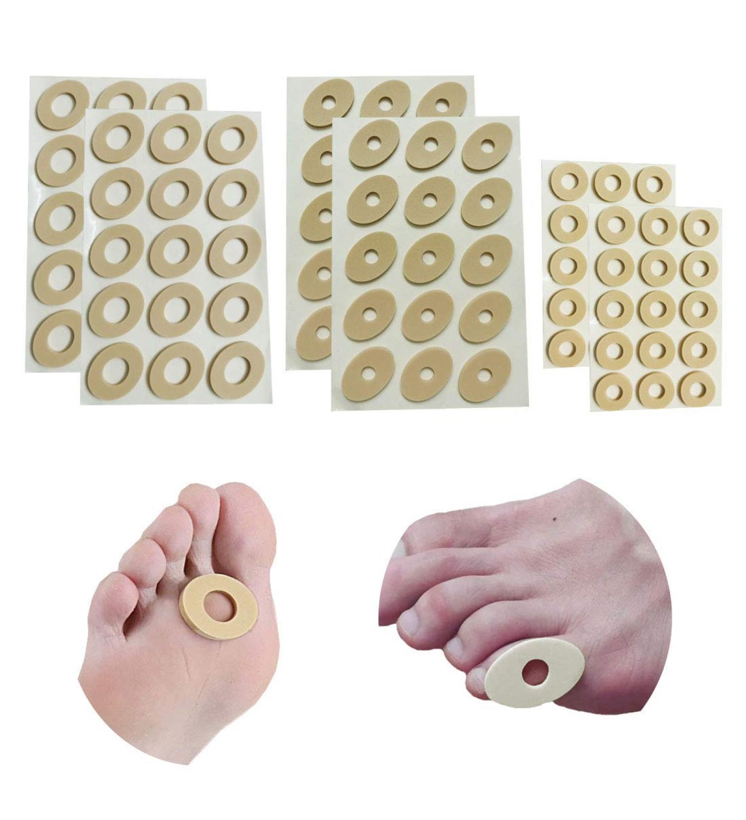 Mcvcoyh Large Variety 90 Pack Callus Cushion Foam Pads - Performance Grade Nude 2 - Buy Online on GoSupps.com