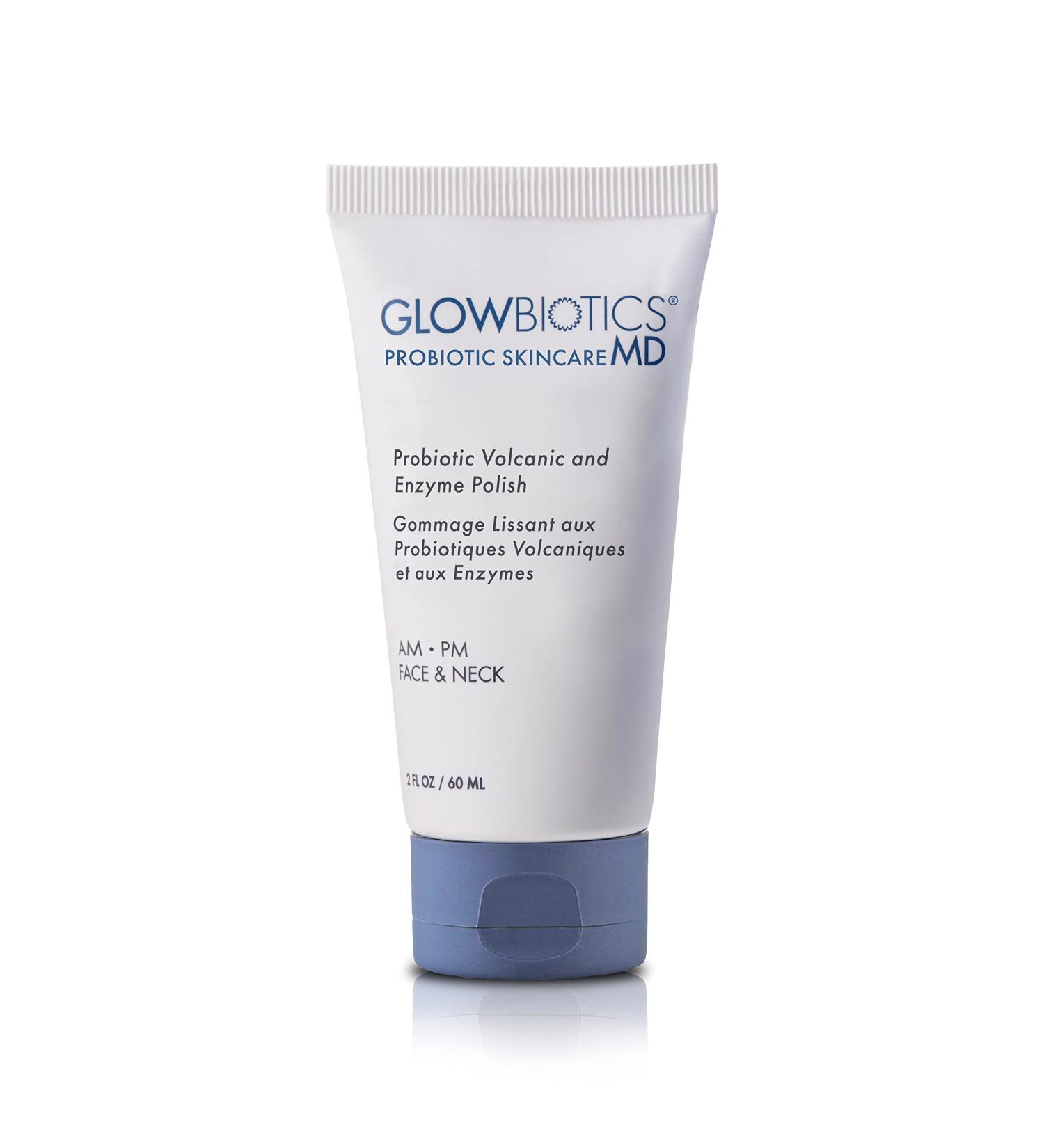 Glowbiotics Volcanic & Enzyme Polish - Probiotic Brightening Facial Scrub for All Skin Types 2 Fl Oz | Exfoliator with Malic Acid for Luminous Skin - Buy Online on GoSupps.com