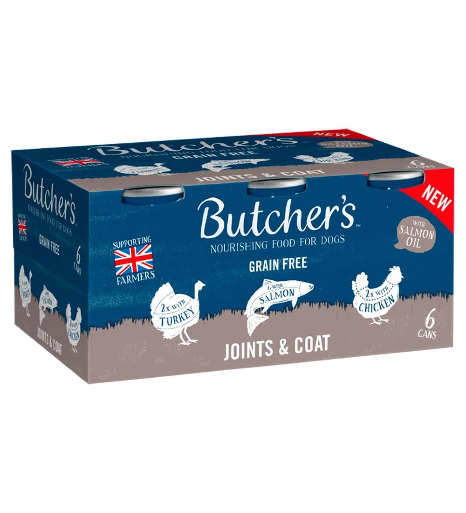 Butchers Butcher's Joints & Coat Wet Dog Food 390g - 6 Pack