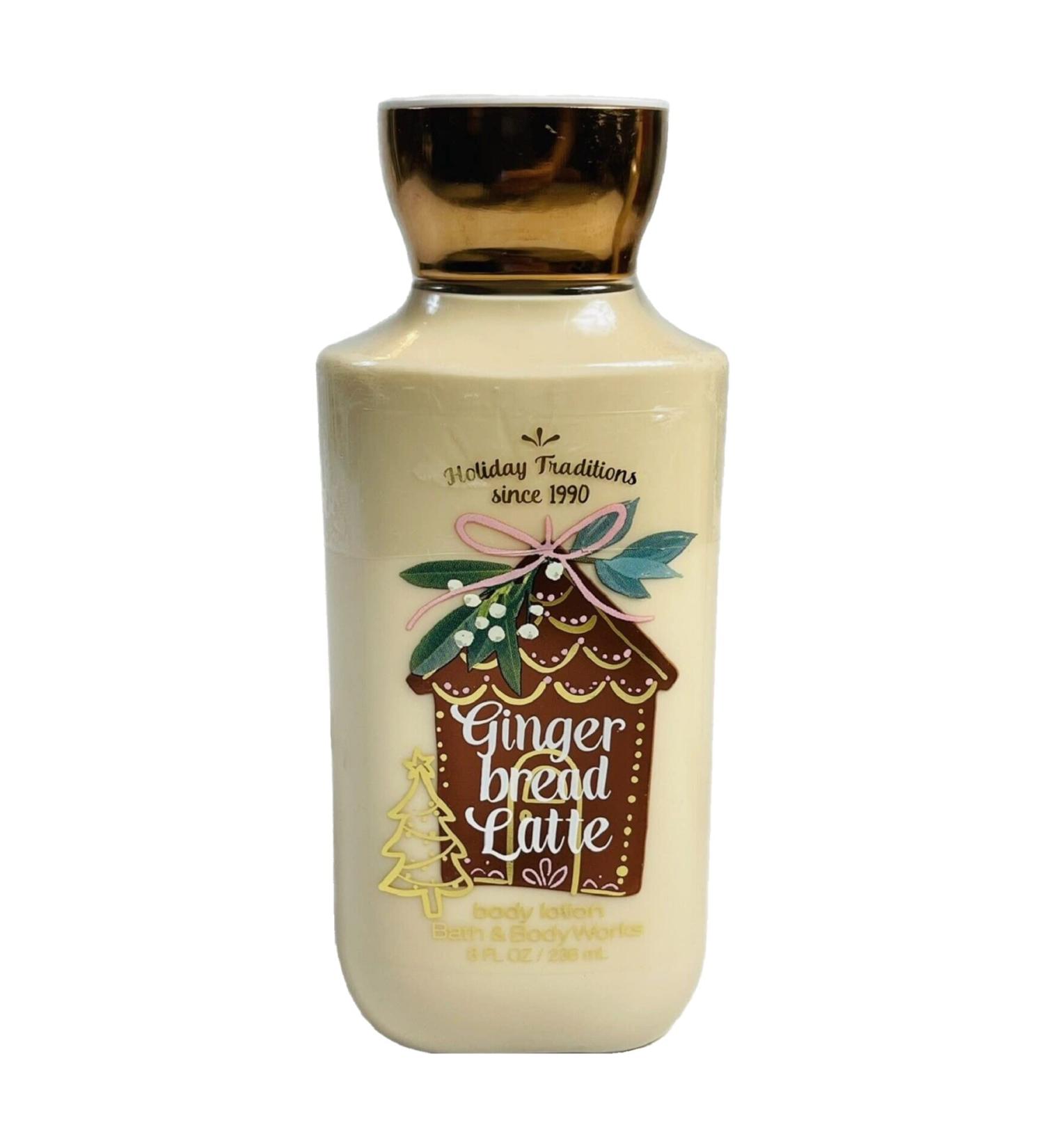 Bath and Body Works Gingerbread Latte Body Lotion 8 oz - Full Size - Buy Online on GoSupps.com