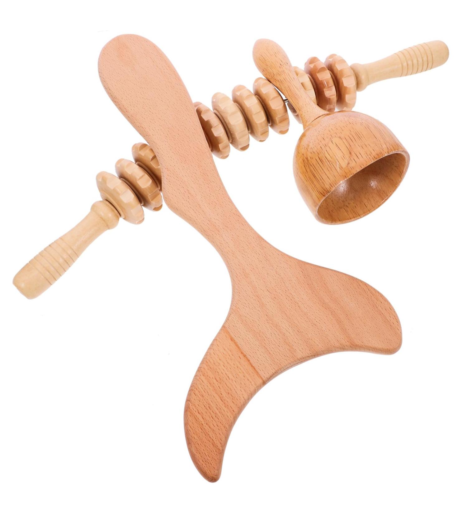 2 Sets Back Massage Boards - Manual Hand Massage Devices & Gua Sha Tools for Home Use - Buy Online on GoSupps.com