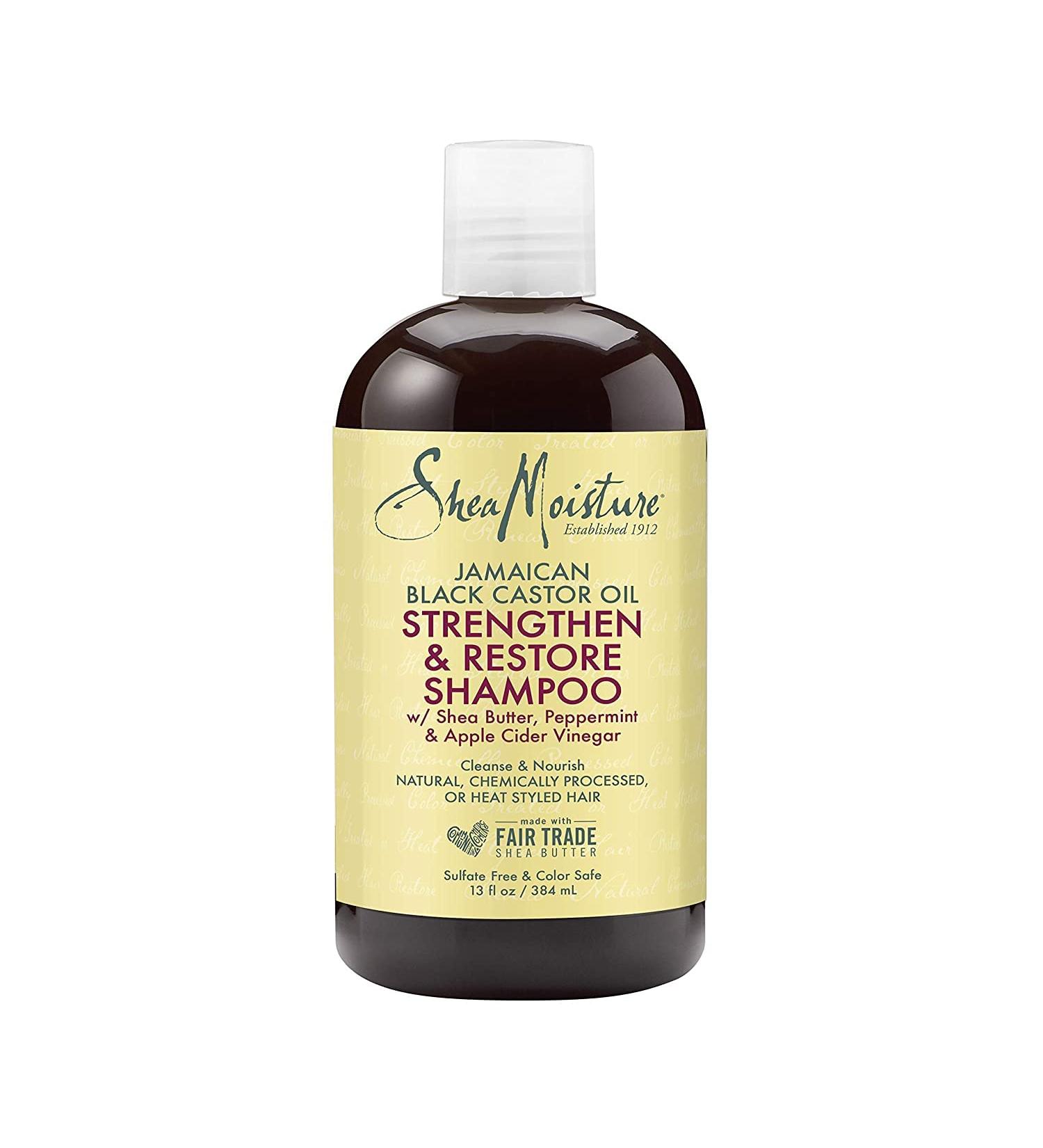 Shea Moisture Jamaican Black Castor Oil Shampoo - Strengthen Grow & Restore 13 oz | International Shipping Available - Buy Online on GoSupps.com
