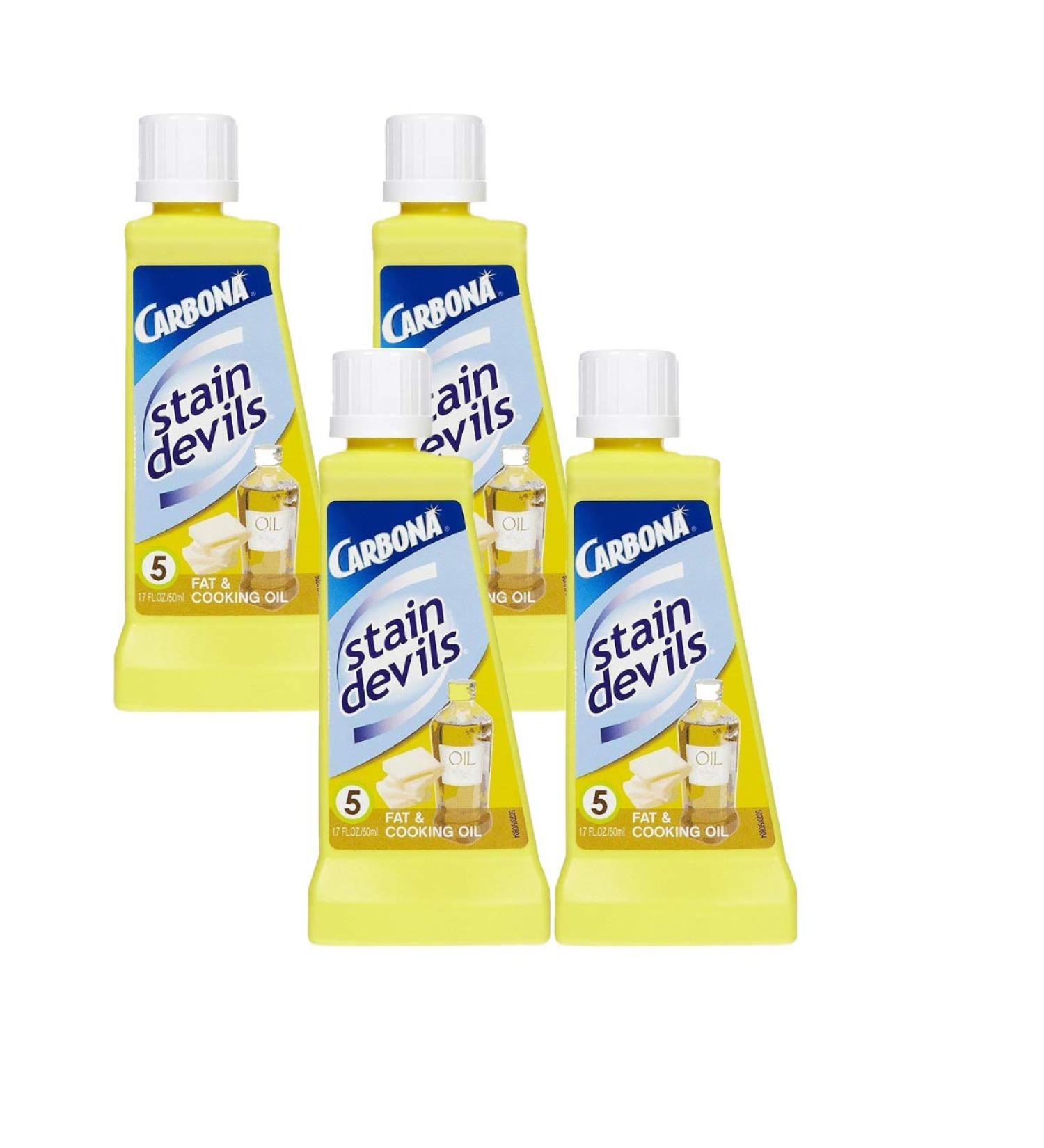 Carbona Stain Devil #5 - 4 Pack for Fat and Cooking Oils