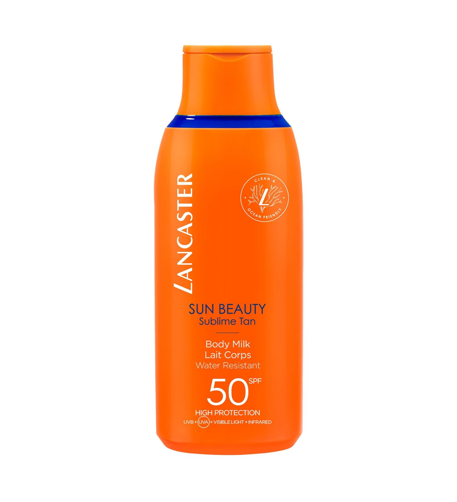 Buy Lancaster Sun Beauty Body Milk SPF50 - Ultimate Sun Protection for All Skin Types | International Shipping Available - Buy Online on GoSupps.com