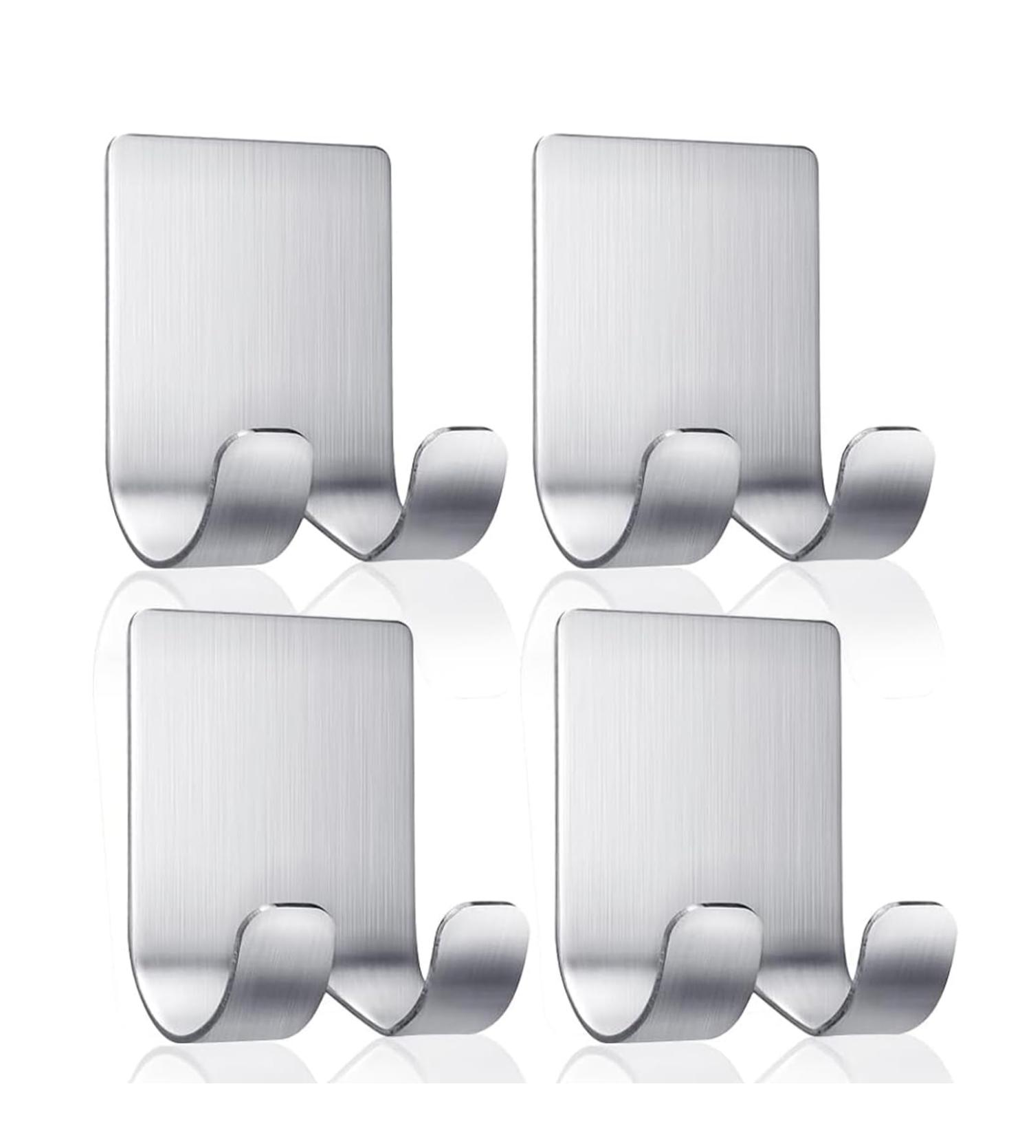 Buy Koboko Waterproof 304 Stainless Steel Razor Holder Hook | No Drilling Self-Adhesive Multi-Functional for Bathroom Shower Kitchen & Toilet - Silver - Buy Online on GoSupps.com