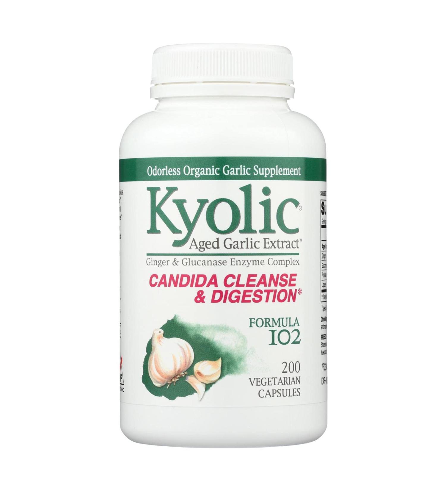 Kyolic #102 Garlic W/Enzyme Veg 200 Cap