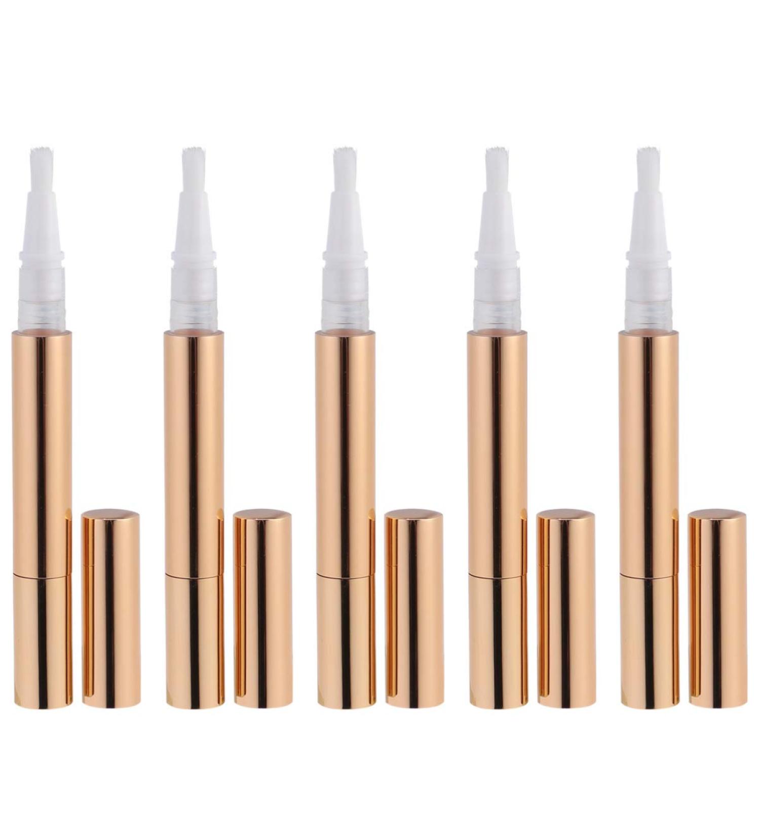 Beaupretty 5Pcs Refillable Twist Pens - Brush Tip Nail Oil Lip Gloss & Eyelash Growth Pen for Women | International Shipping Available - Buy Online on GoSupps.com