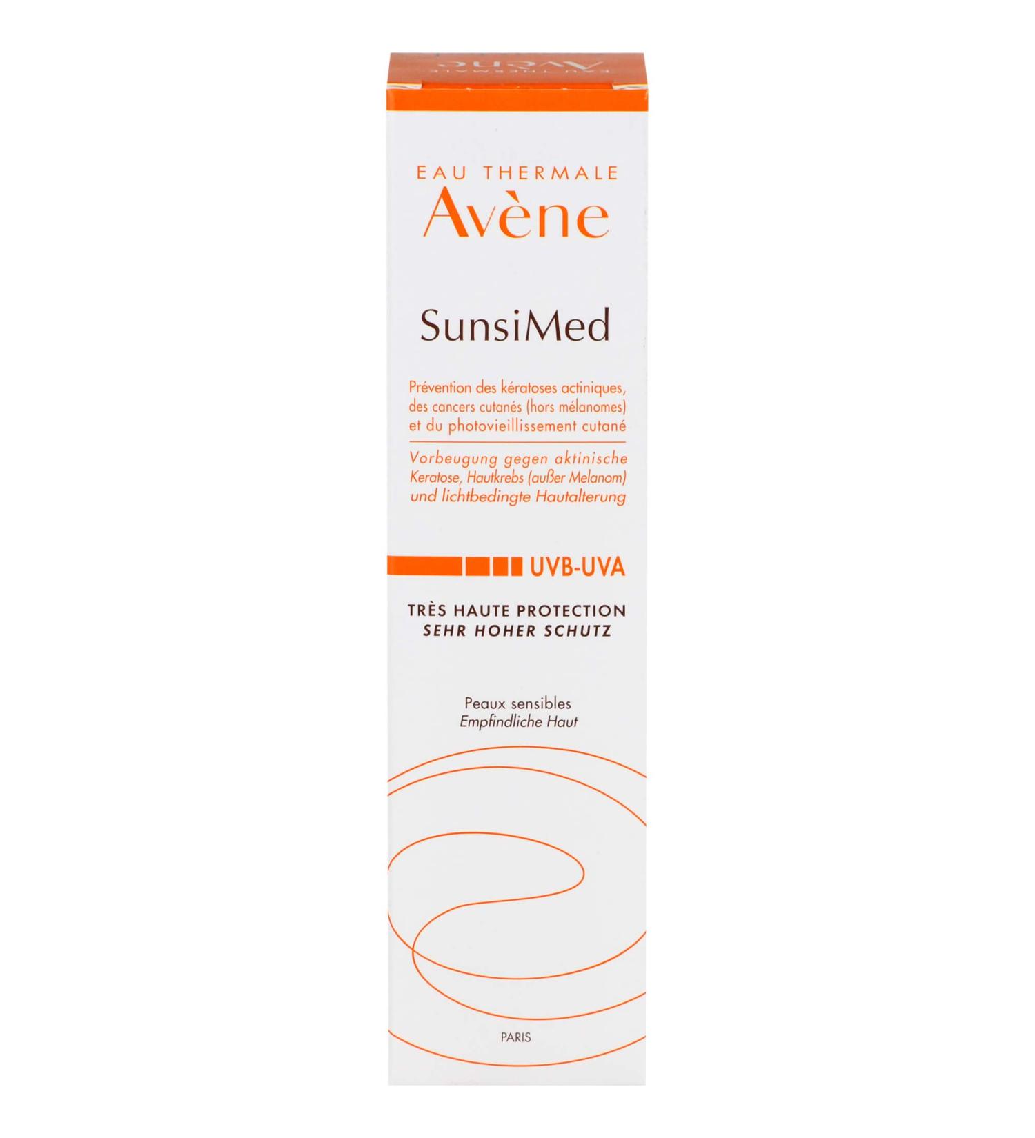 Avne Sunsimed Fluid 80 ml - Optimal Sun Protection for All Skin Types | Shop Internationally - Buy Online on GoSupps.com