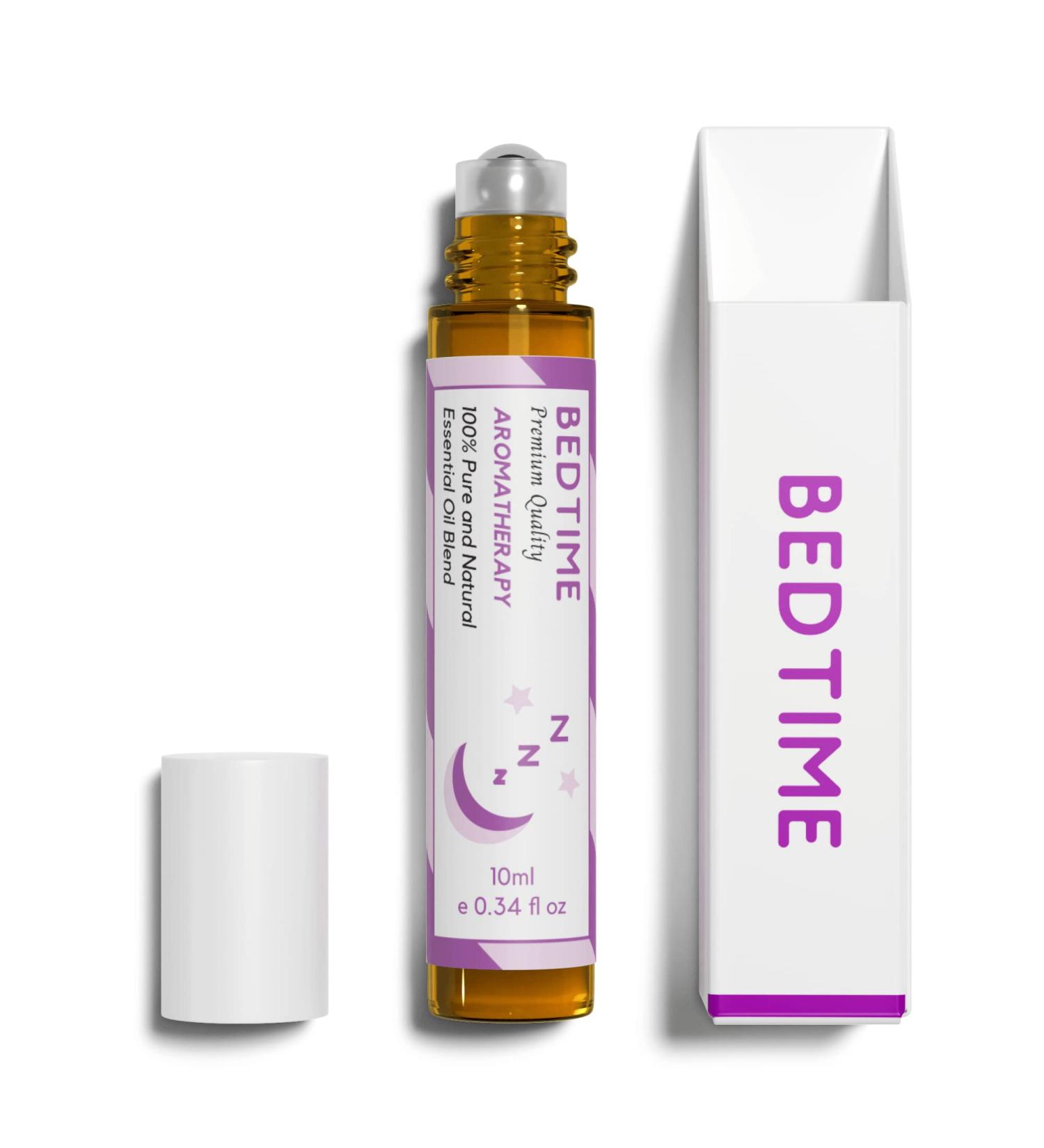 Benatu Bedtime Essential Oil Roll On - Tangerine Lavender Marjoram - Travel Size Aromatherapy Relaxation Gift for Women & Men - 10ml - Buy Online on GoSupps.com