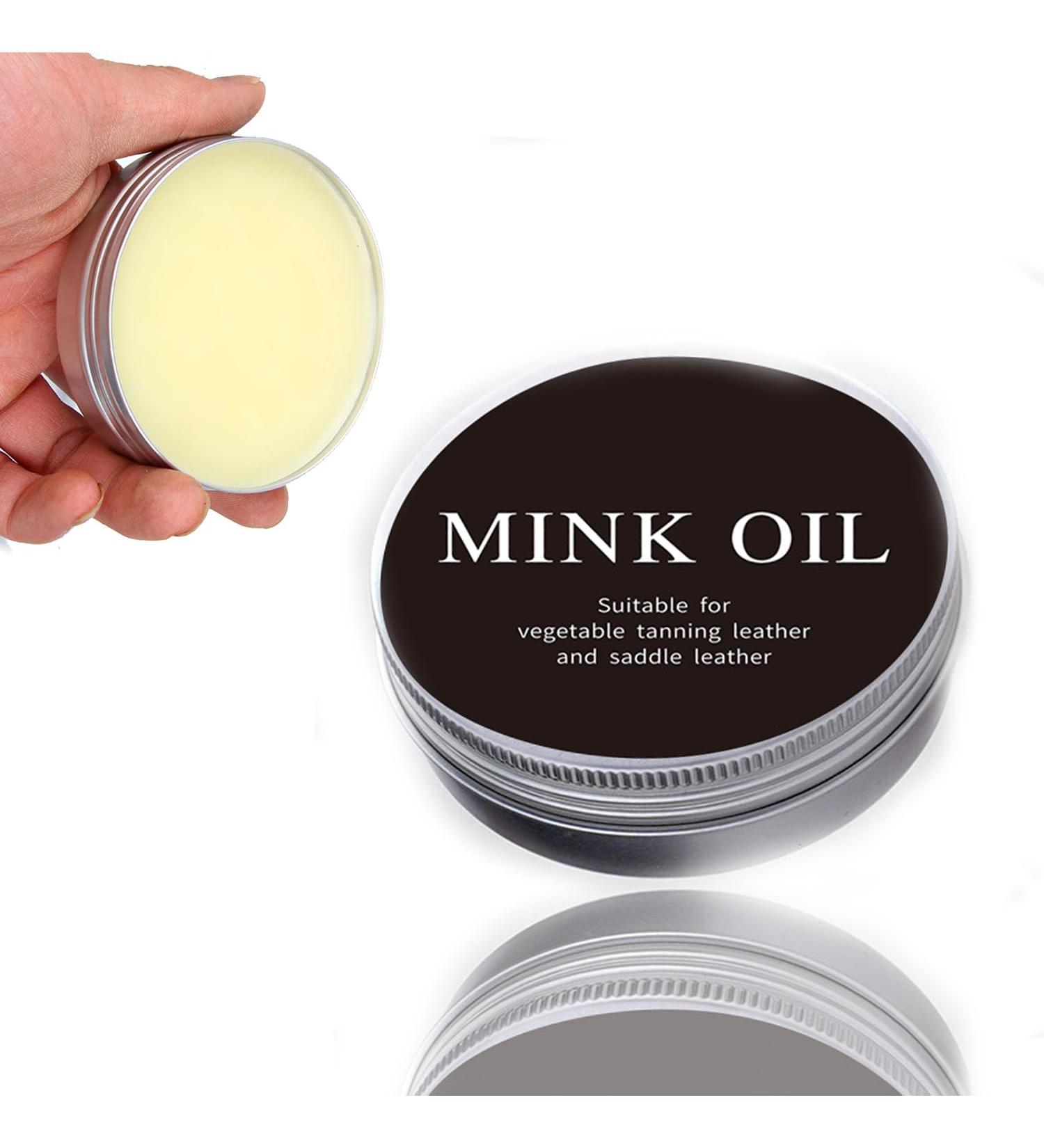 Mink oil cream Furniture Salve for Leather Leather Furniture Salve Long-Lasting Hydration Prevent Dryness and Cracking Leather Conditioner (3pcs) - Buy Online on GoSupps.com