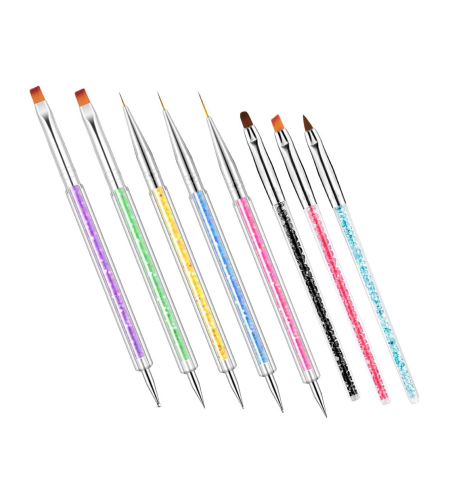 Beavorty 4 Sets Nail Pen dotting pen household tools nail art liner brush nail tech accessories nail painting tools nail tool Professional Dotting Tools 3d abs manicure painting pen - Buy Online on GoSupps.com