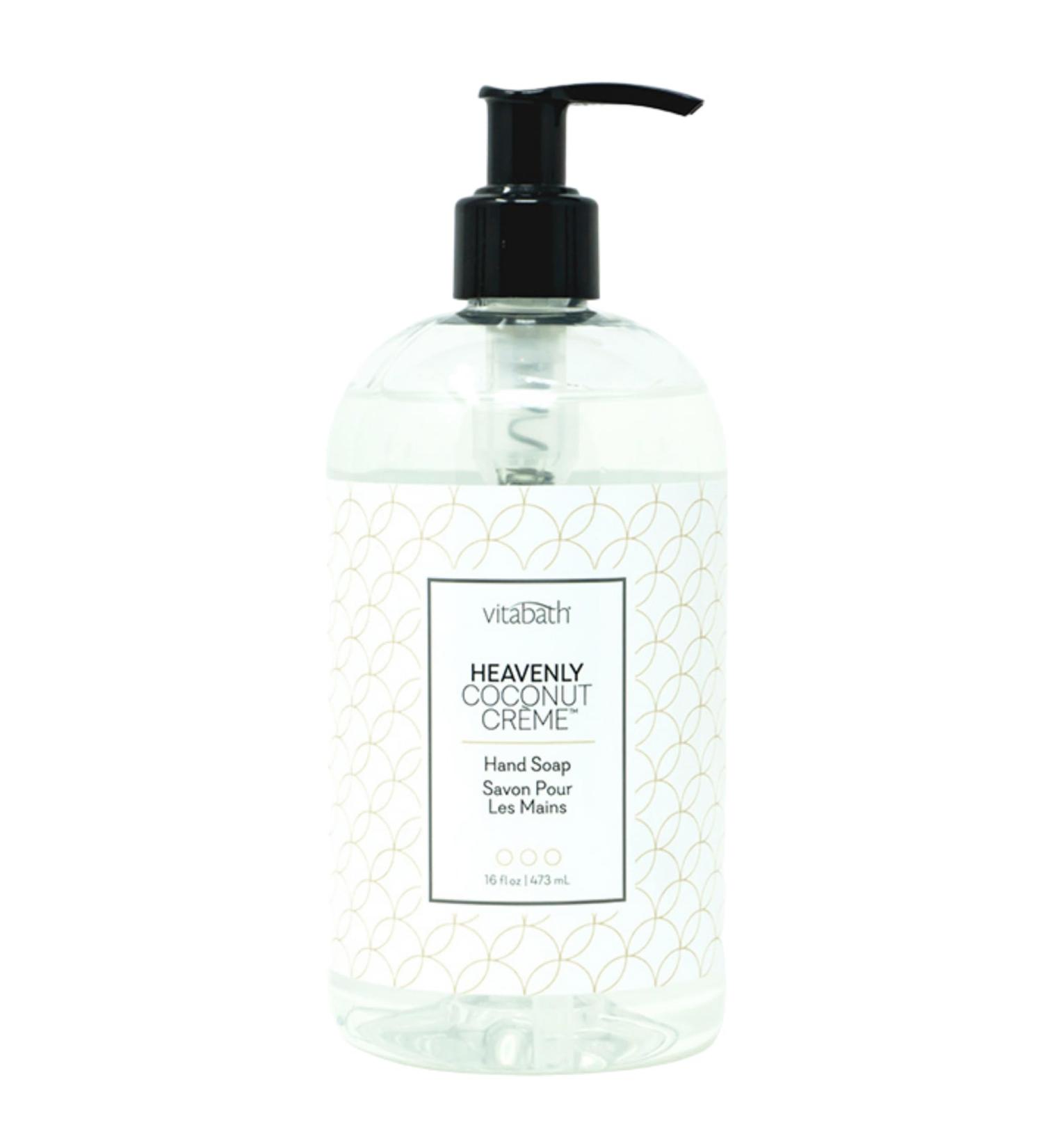 Vitabath Heavenly Coconut Creme Hand Soap - Nourishing Aloe & Antioxidants | Cruelty-Free Gluten-Free Paraben-Free - 16 oz - Buy Online on GoSupps.com