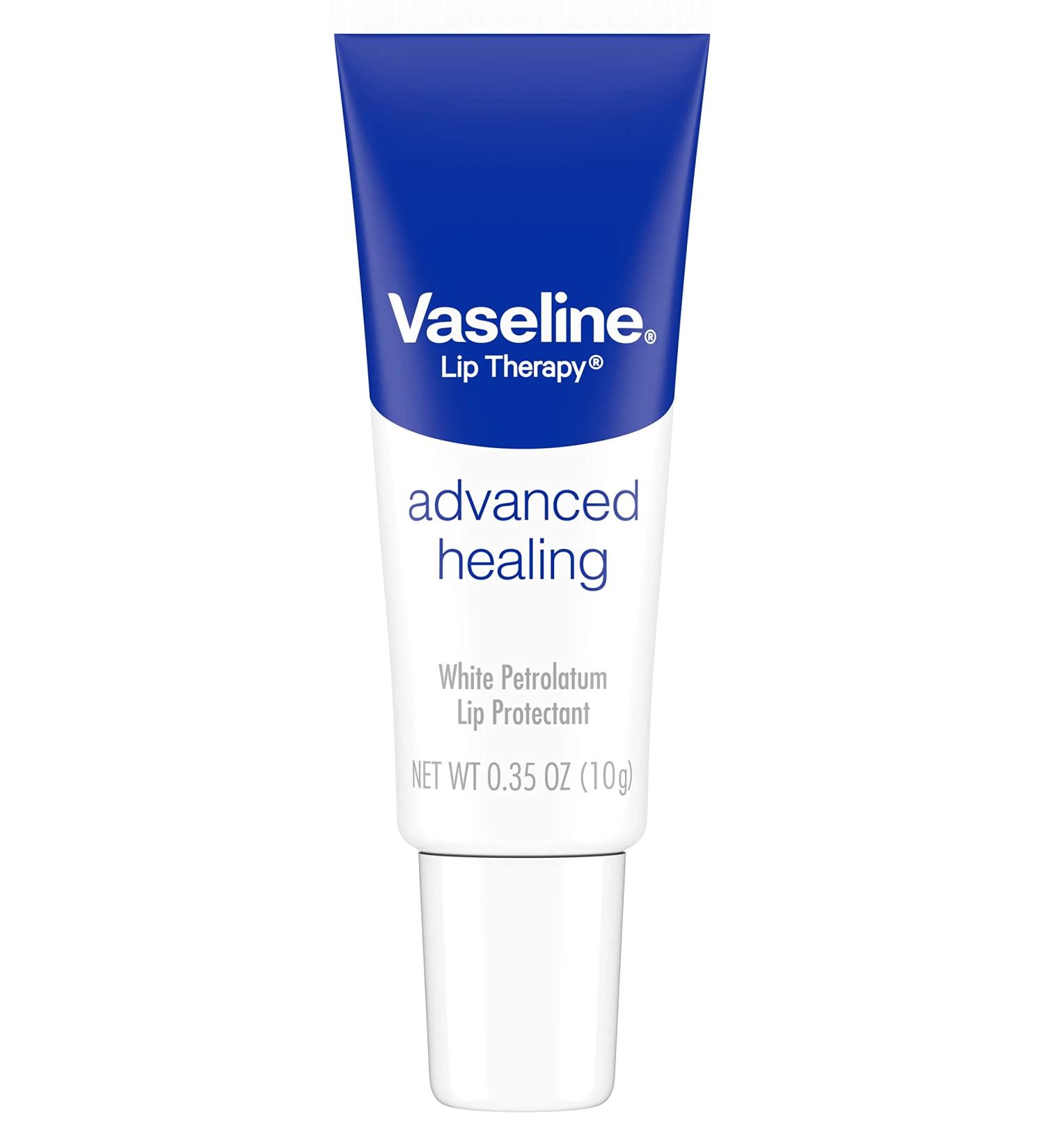 Vaseline Lip Therapy Advanced Formula 0.35 oz (Pack of 12) Jelly 0.35 Ounce (Pack of 12)